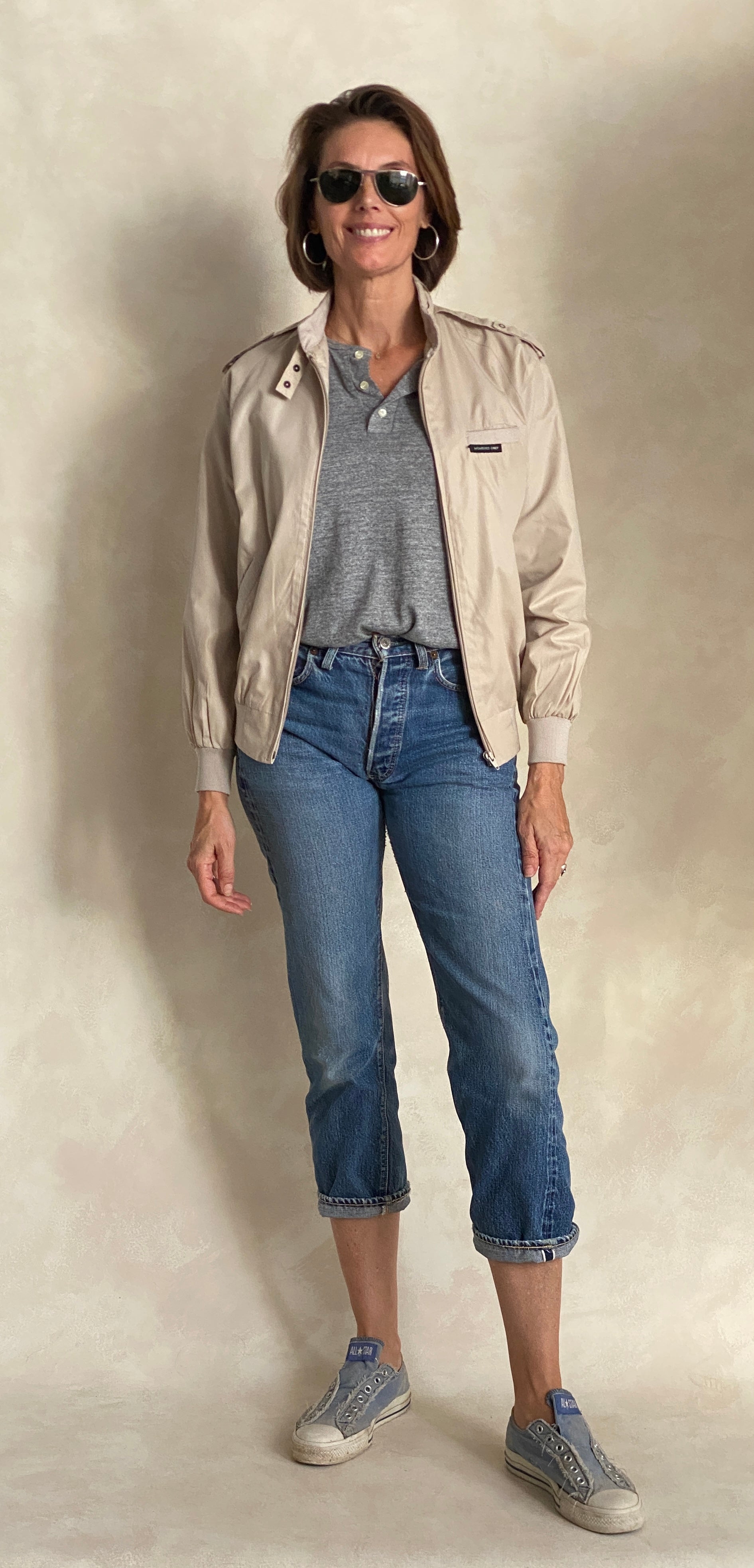Size 5/6 US Vintage 80s members Only cotton jacket - USA Vintage Bcn
