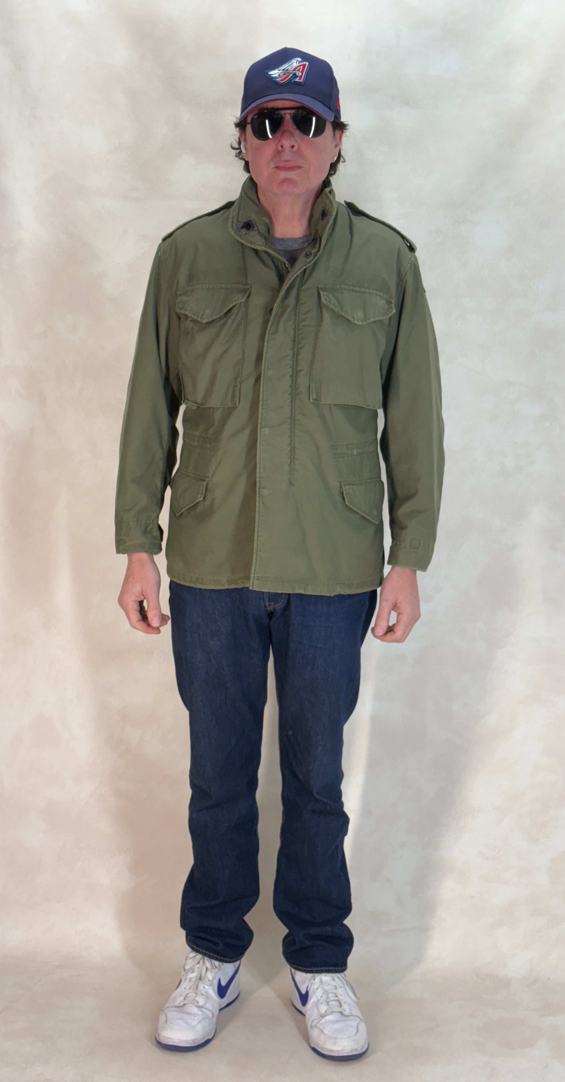 Small Short . Authentic 1974 US M-65 field jacket Military - USA Vintage Bcn
