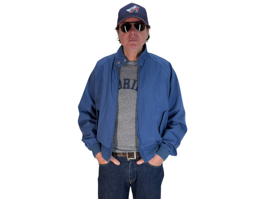 Size Large , 90s cotton zipper jacket - USA Vintage Bcn