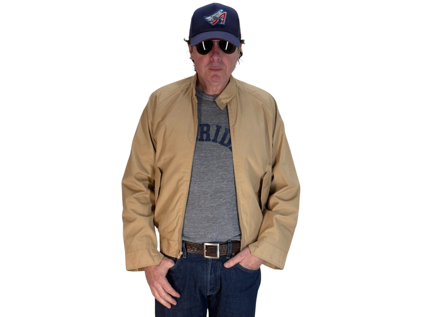 Size Small , 80s light jacket with a flannel lining - USA Vintage Bcn
