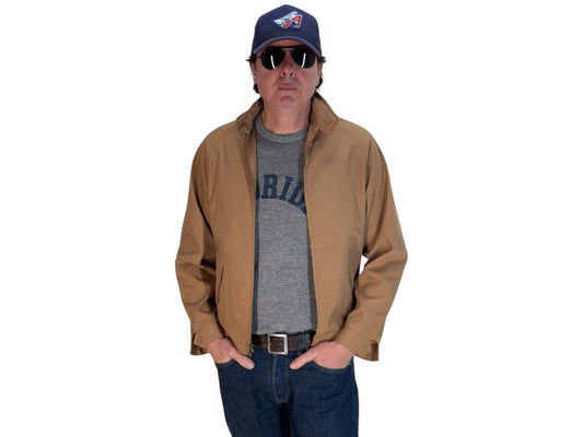 Size Med , 70s Light jacket . Talon zipper - USA Vintage Bcn