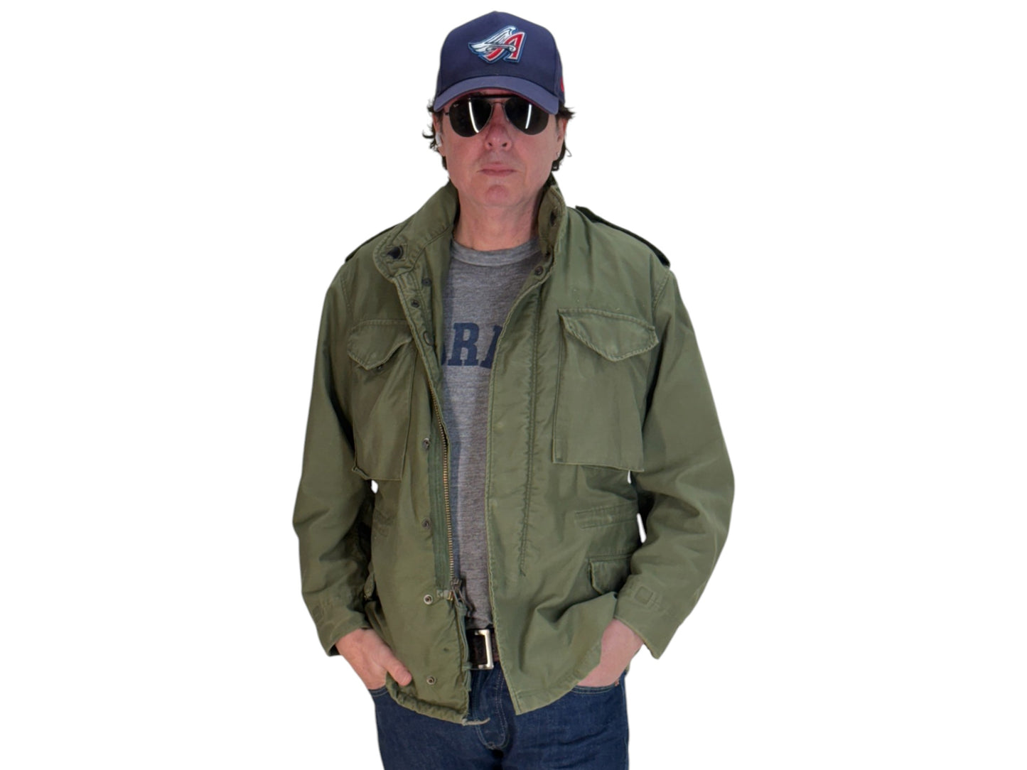 Small Short . Authentic 1974 US M-65 field jacket Military - USA Vintage Bcn