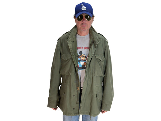 vintage m65 jacket, us army field jacket, authentic military coat, rare xl m65, vintage army jacket usa, m65 field jacket
