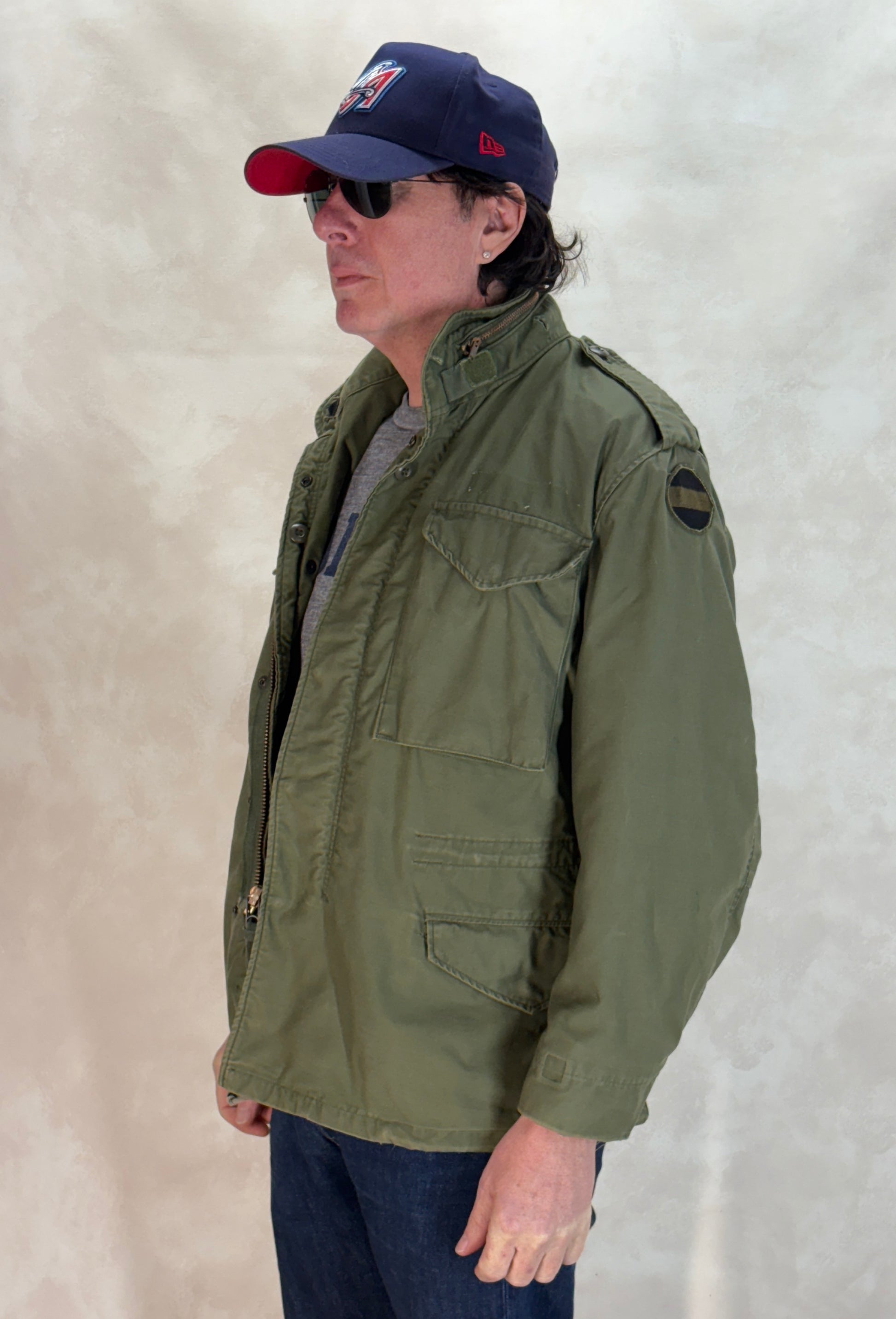Small Short . Authentic 1974 US M-65 field jacket Military - USA Vintage Bcn