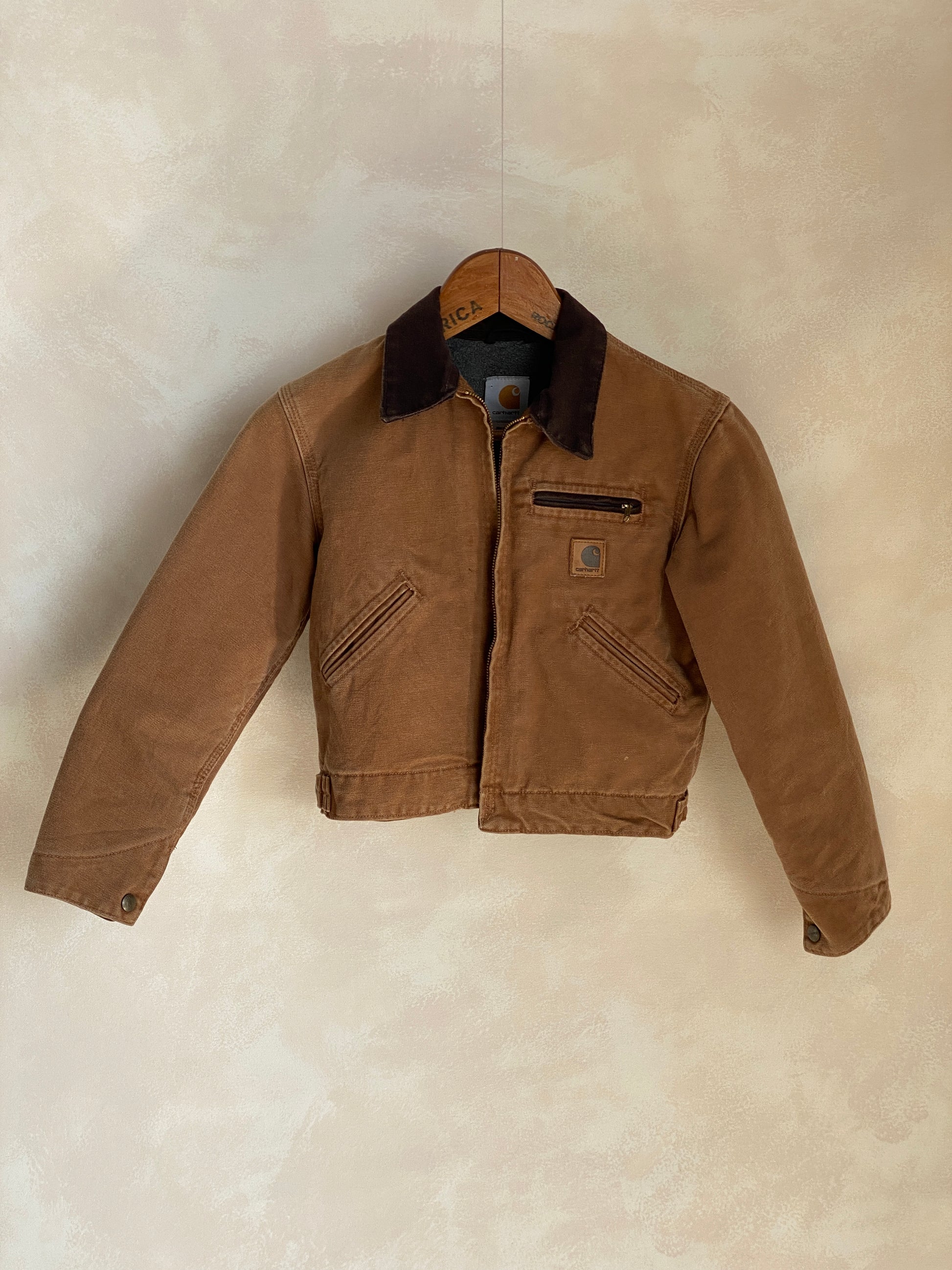 Youth Med. Vintage Carhartt lined jacket Made in USA - USA Vintage Bcn