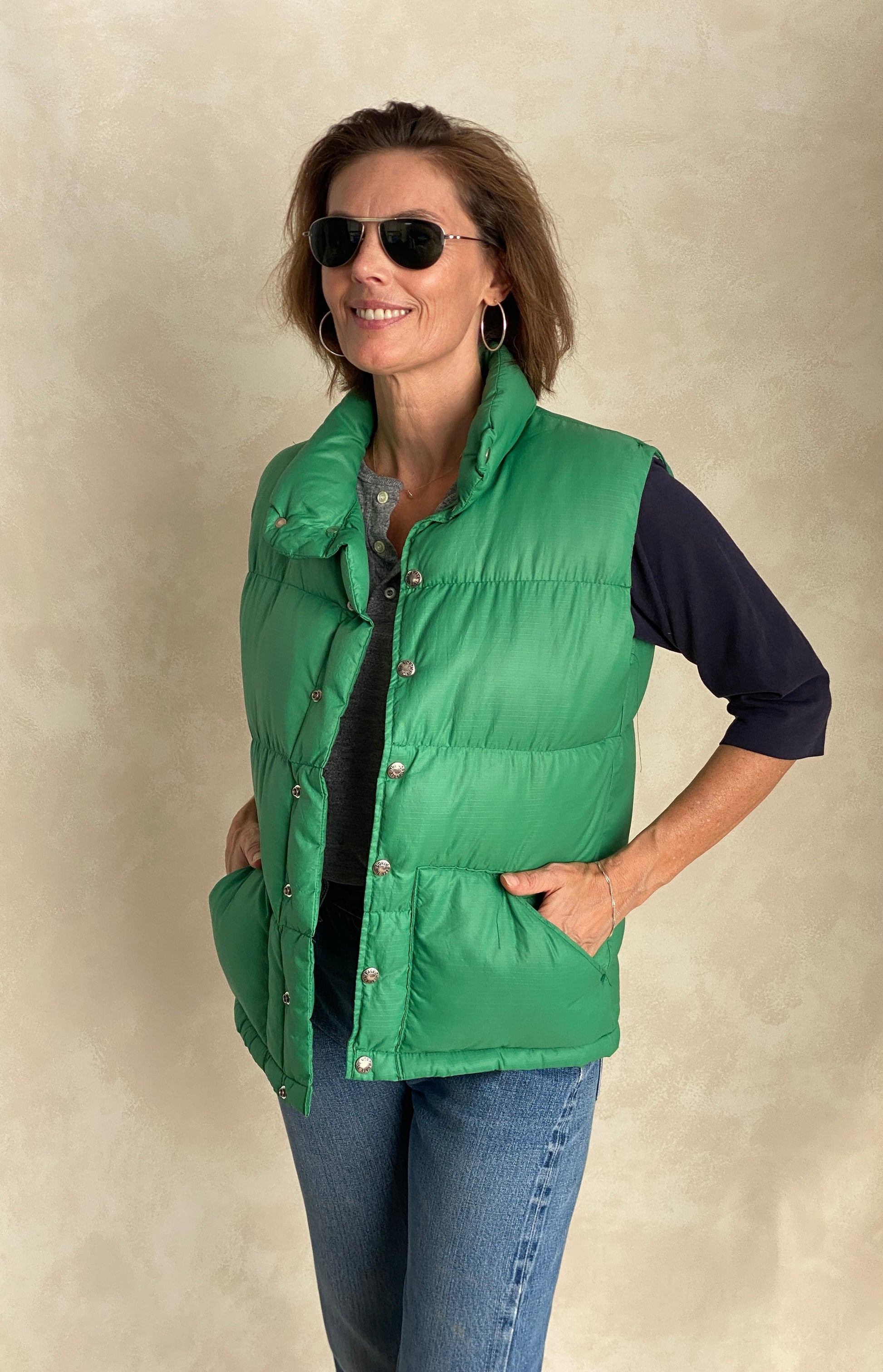 Size XS . Vintage 70s North face down vest - USA Vintage Bcn vintage north face down vest 1970s puffer size xs
