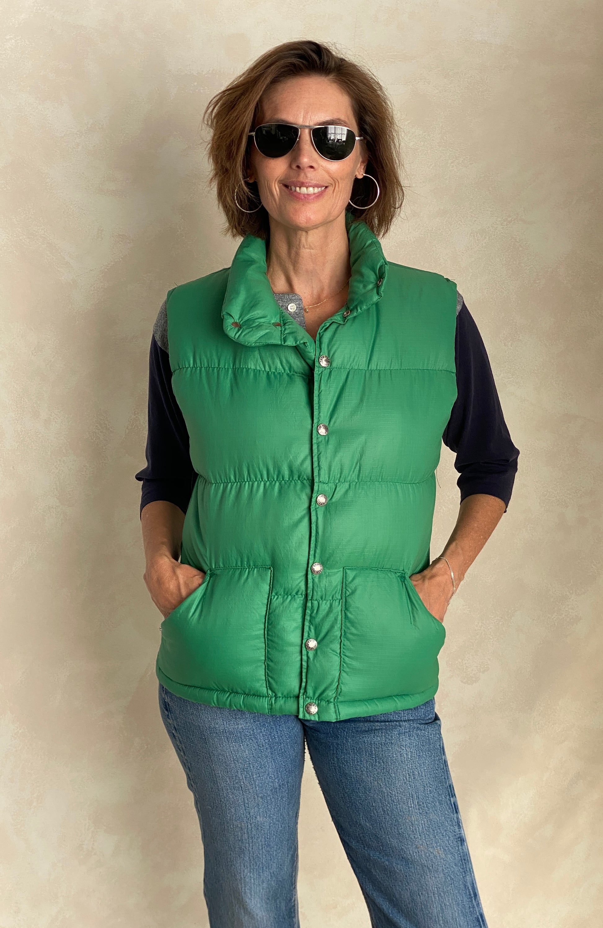 Size XS . Vintage 70s North face down vest - USA Vintage Bcn vintage north face down vest 1970s puffer size xs