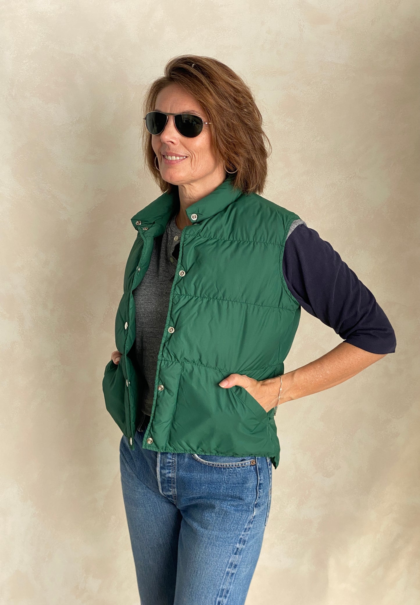 Size Med Ladies. Vintage L.Lbean down vest - USA Vintage Bcn vintage llbean down vest ladies medium puffer
