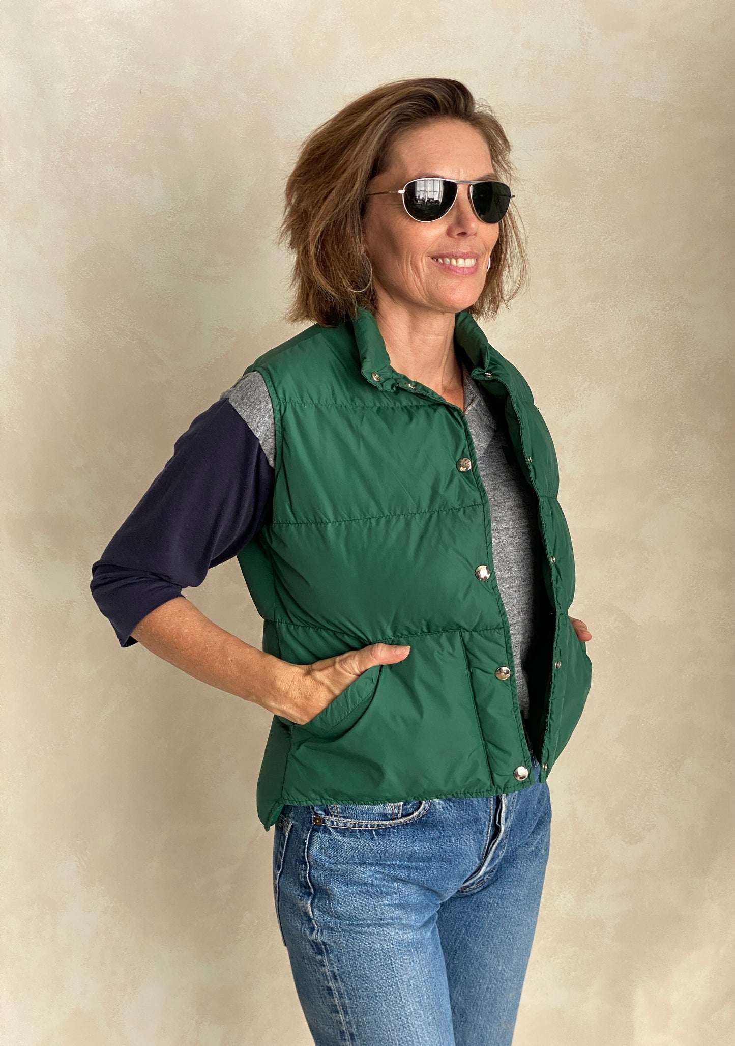 Size Med Ladies. Vintage L.Lbean down vest - USA Vintage Bcn vintage llbean down vest ladies medium puffer