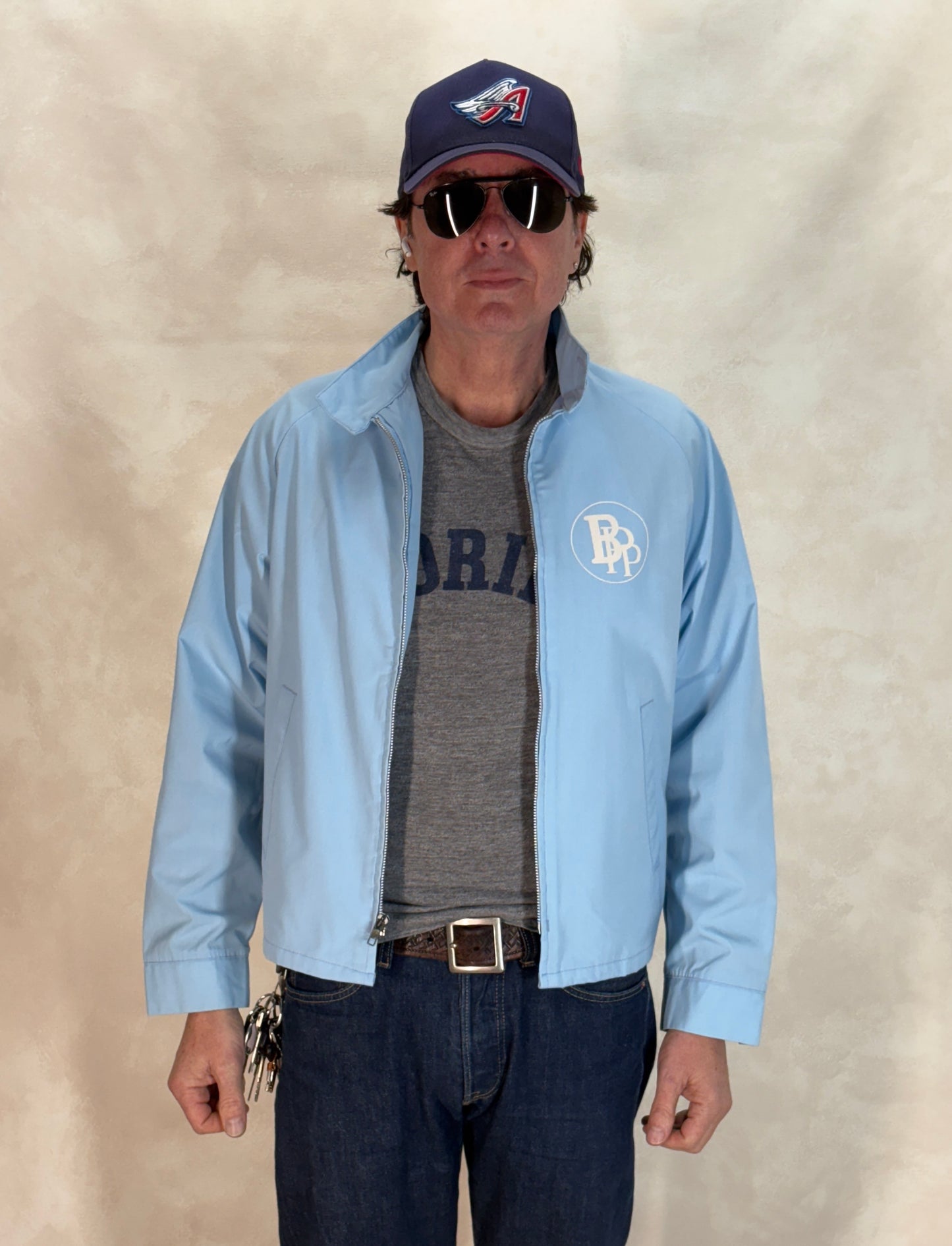 Size Med . 70s King Louie cotton zipper jacket Made in USA - USA Vintage Bcn