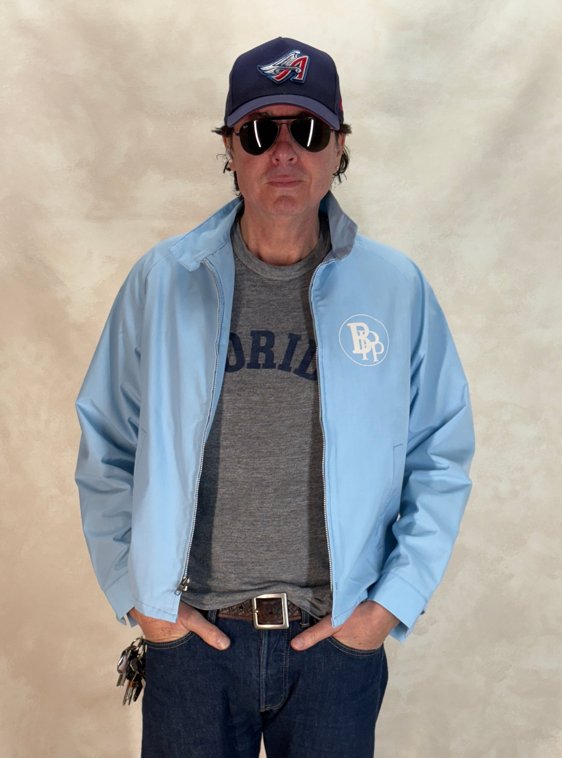 Size Med . 70s King Louie cotton zipper jacket Made in USA - USA Vintage Bcn