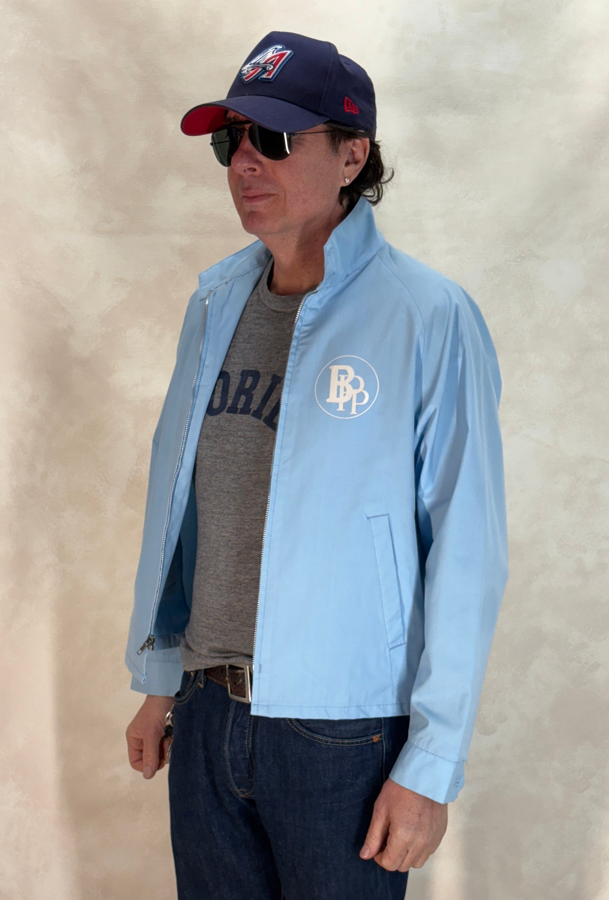 Size Med . 70s King Louie cotton zipper jacket Made in USA - USA Vintage Bcn