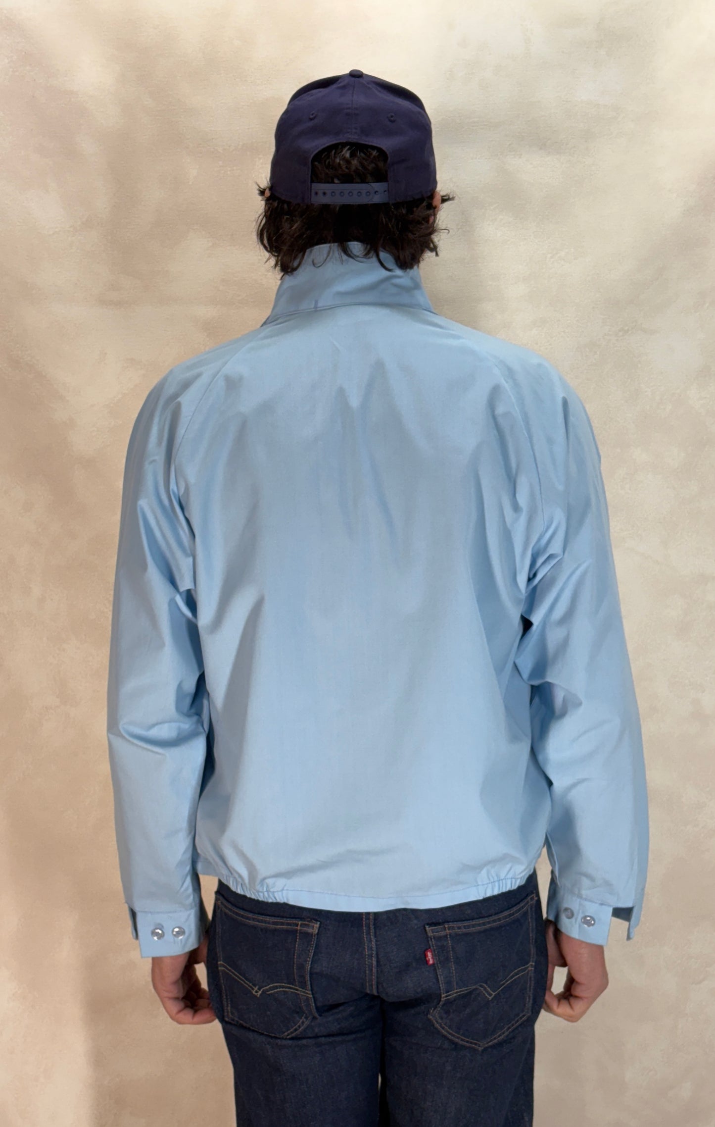 Size Med . 70s King Louie cotton zipper jacket Made in USA - USA Vintage Bcn