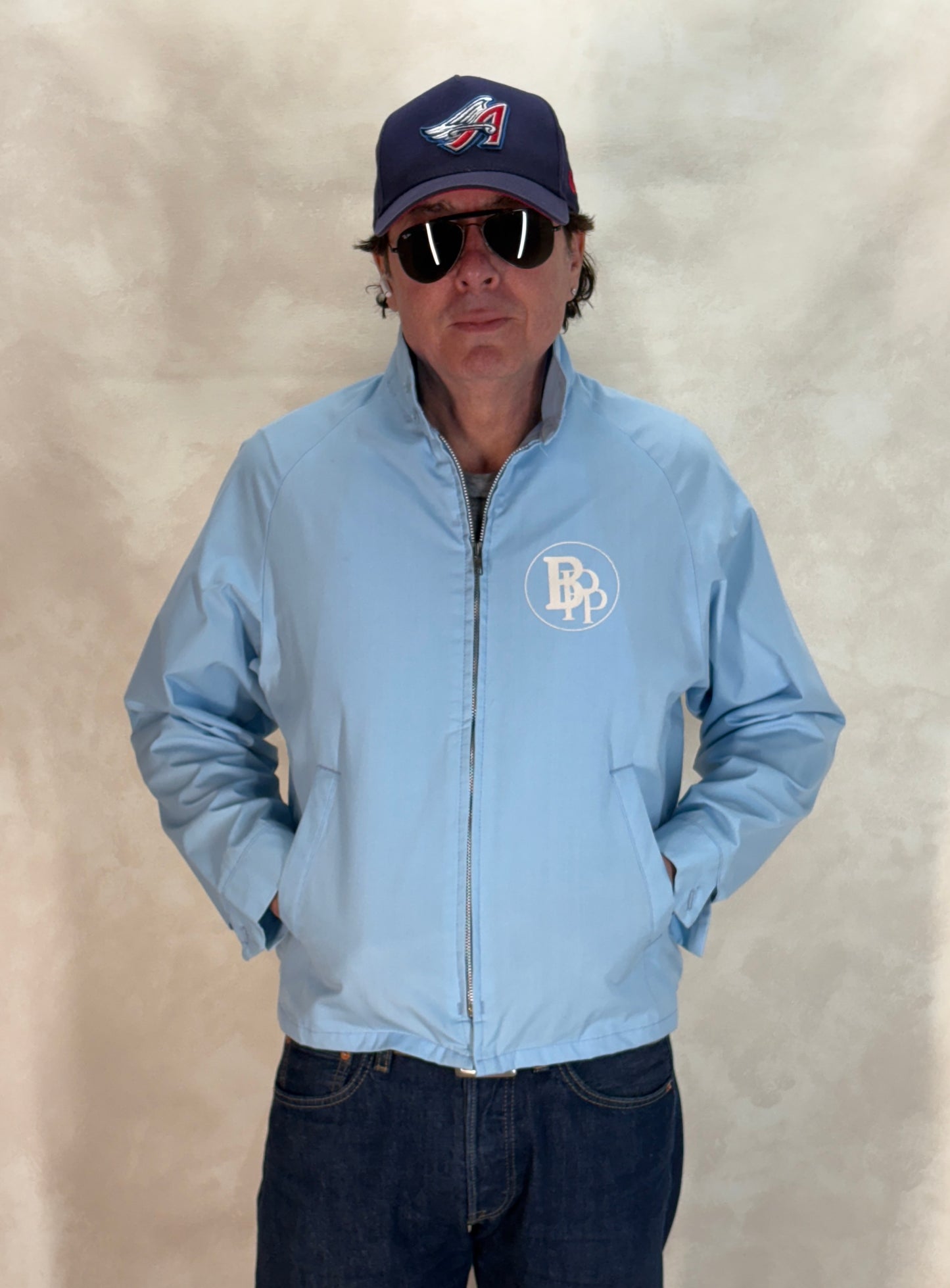 Size Med . 70s King Louie cotton zipper jacket Made in USA - USA Vintage Bcn