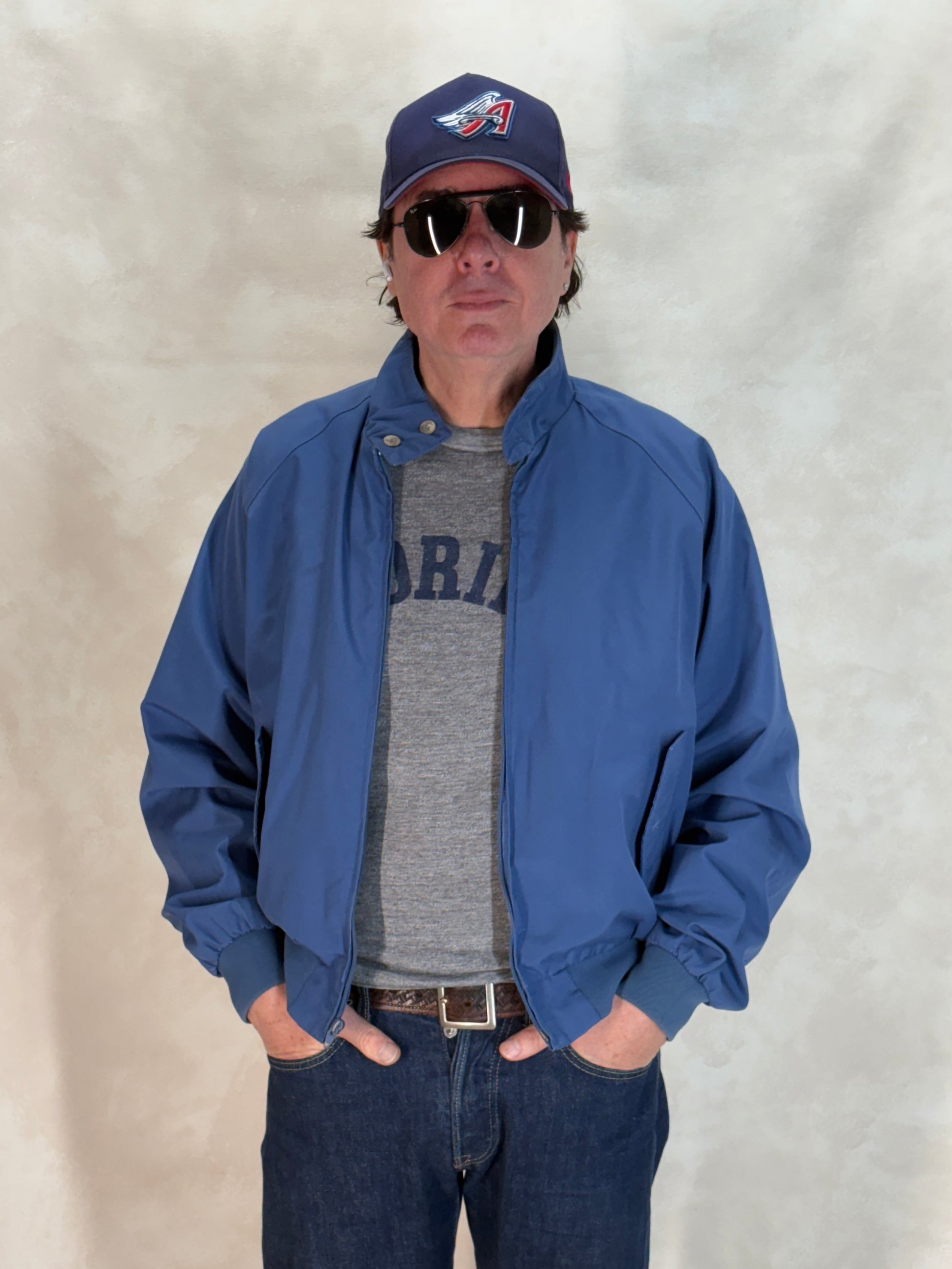 Size Large , 90s cotton zipper jacket - USA Vintage Bcn