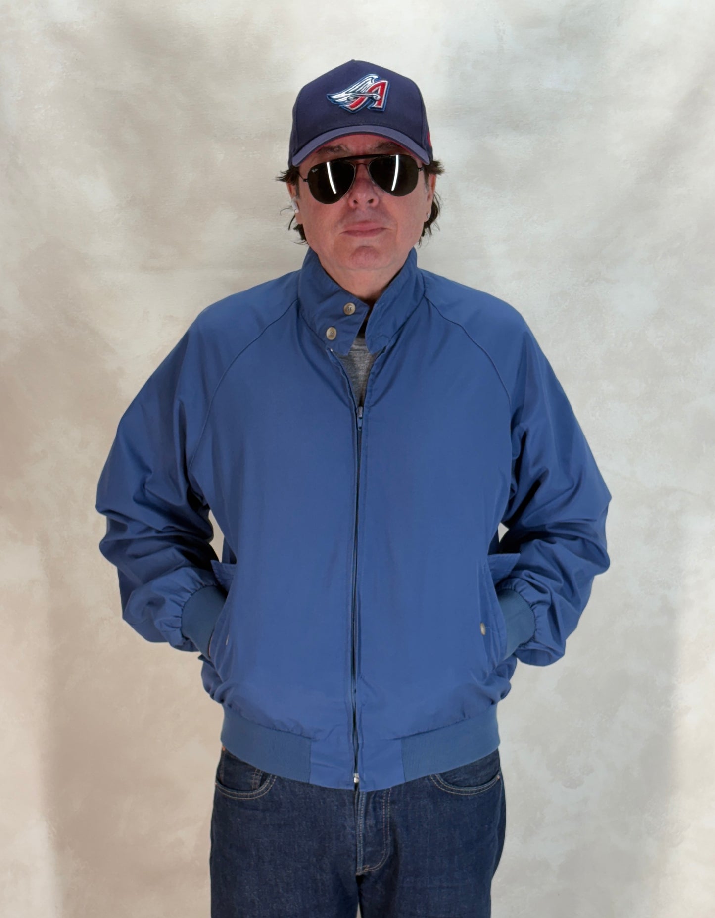 Size Large , 90s cotton zipper jacket - USA Vintage Bcn