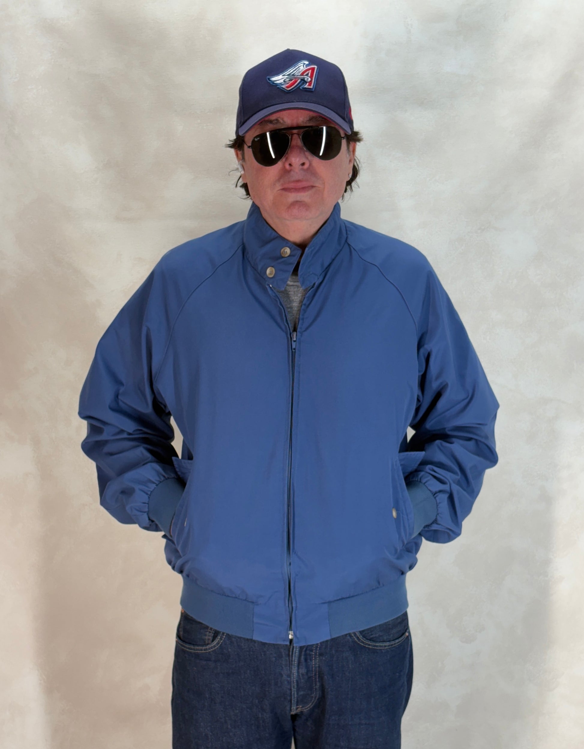 Size Large , 90s cotton zipper jacket - USA Vintage Bcn