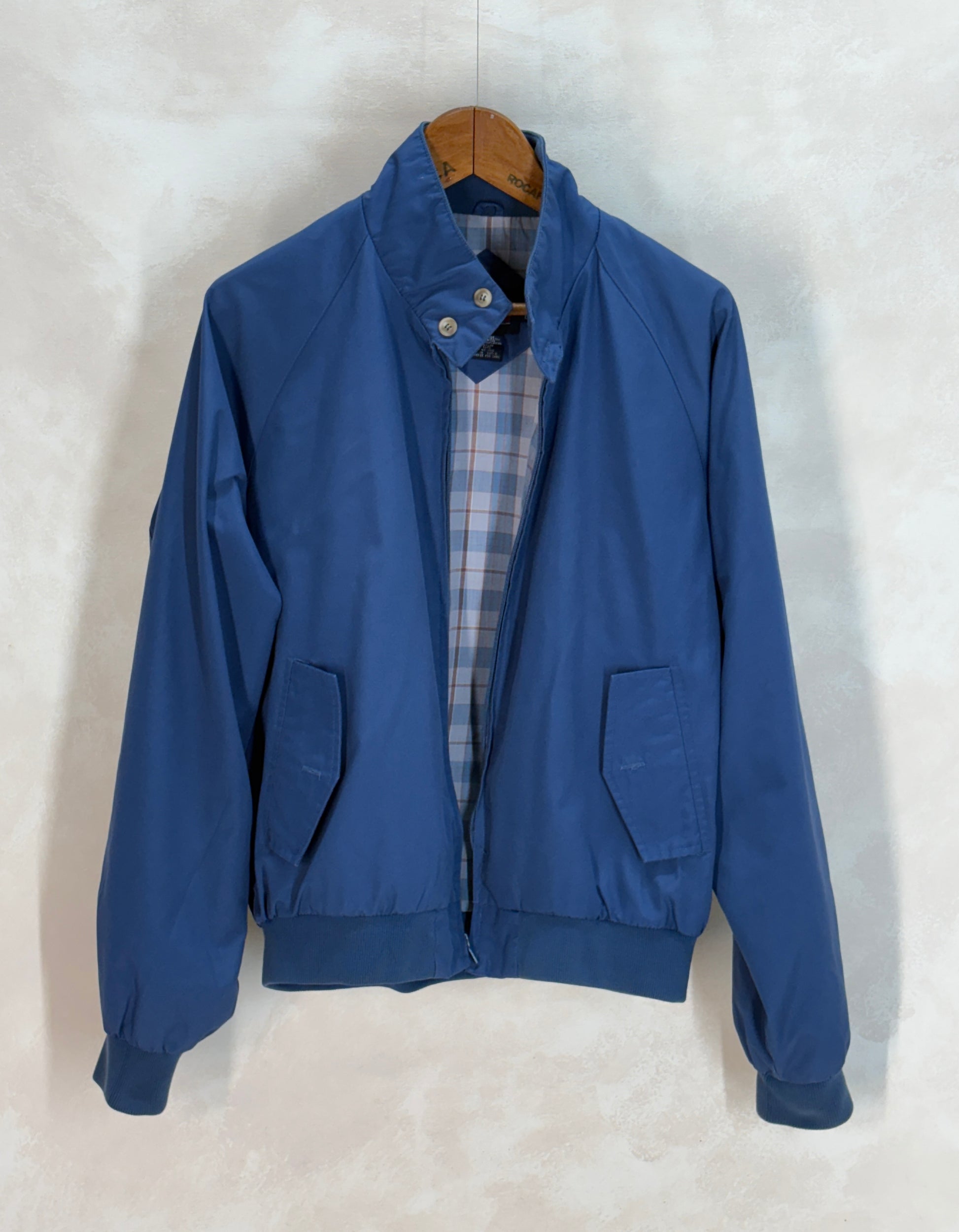 Size Large , 90s cotton zipper jacket - USA Vintage Bcn