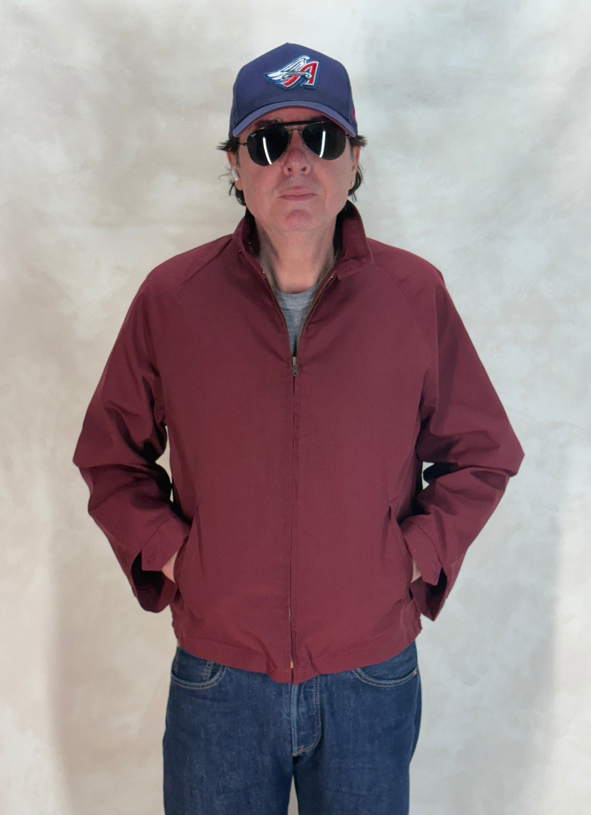 60s vintage jacket, cotton zipper jacket, vintage usa made, 1960s workwear, retro cotton jacket, vintage mens outerwear