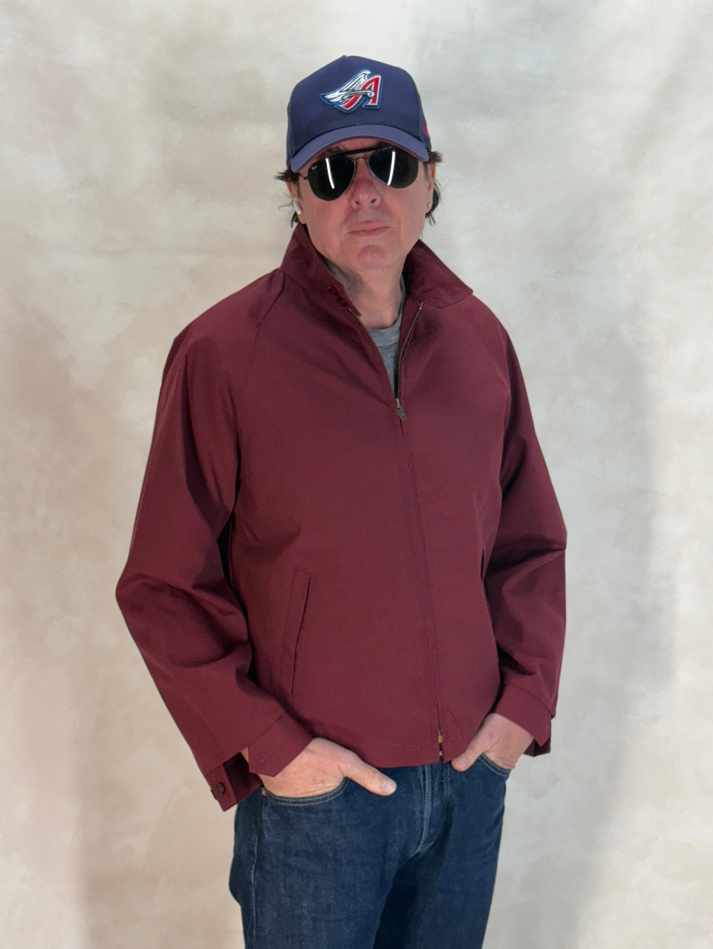 60s vintage jacket, cotton zipper jacket, vintage usa made, 1960s workwear, retro cotton jacket, vintage mens outerwear