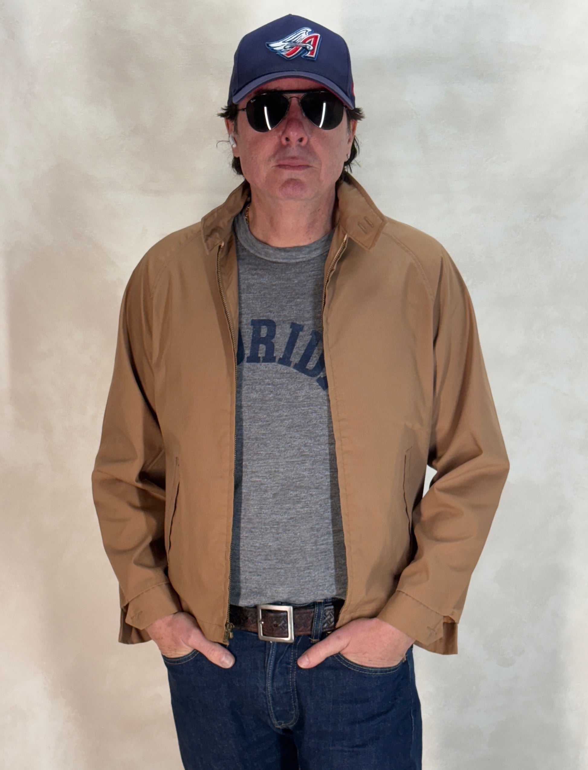 Size Med , 70s Light jacket . Talon zipper - USA Vintage Bcn