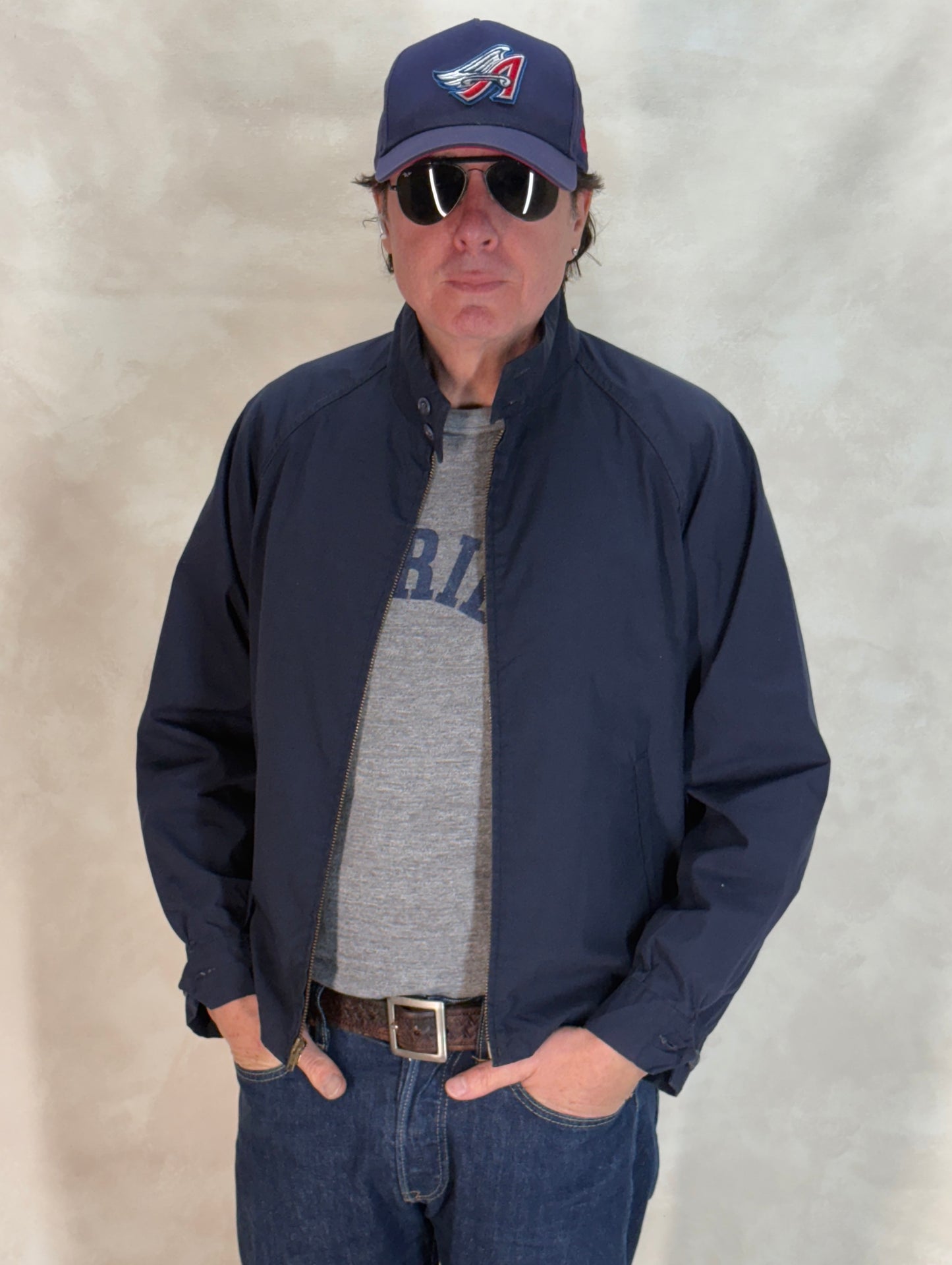Size 38US / 48EU , Peters 70s light jacket . Talon zipper - USA Vintage Bcn