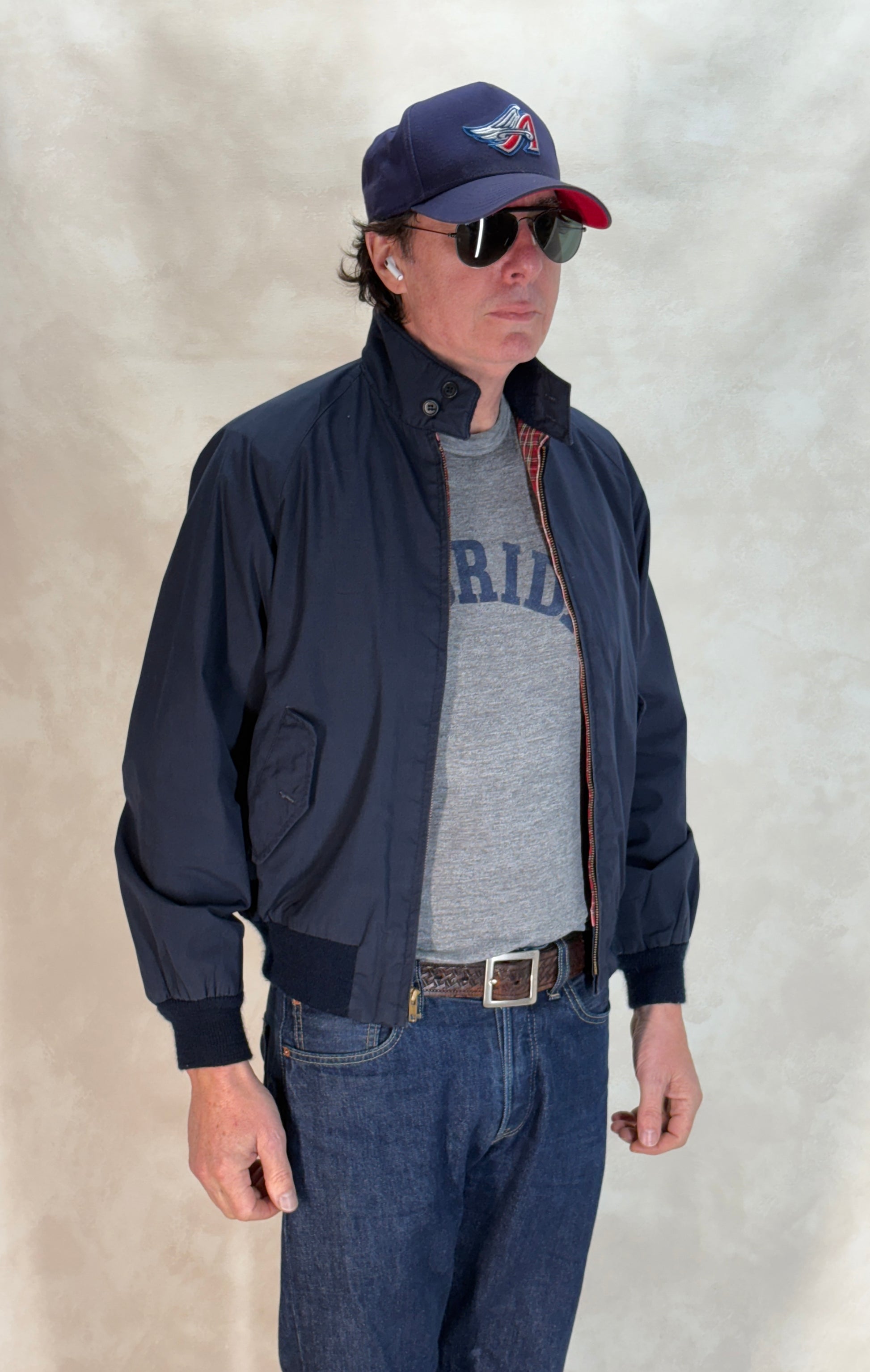 60s vintage jacket, english squire jacket, made in usa vintage, 1960s menswear, vintage light jacket, retro usa jacket