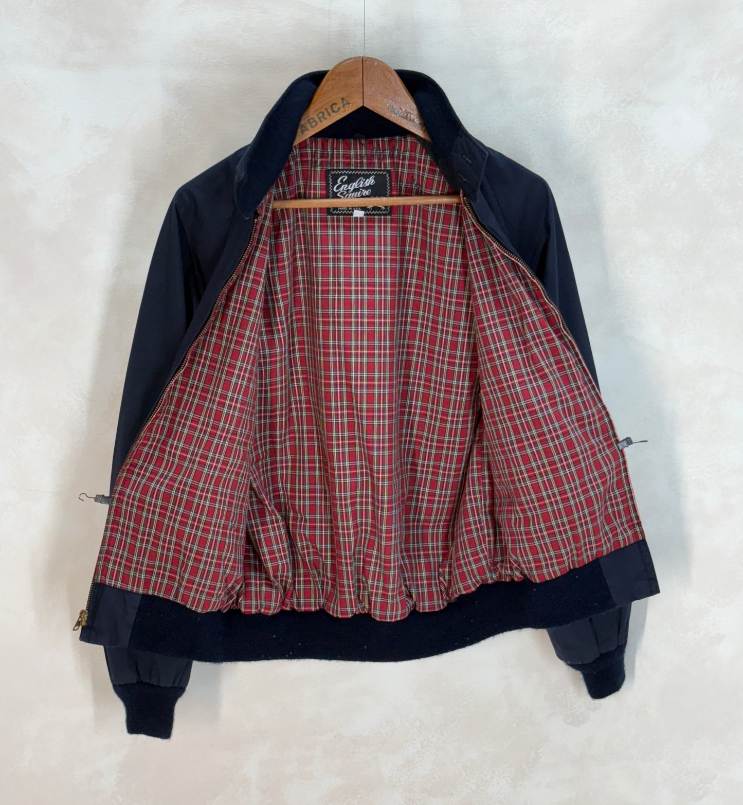 60s vintage jacket, english squire jacket, made in usa vintage, 1960s menswear, vintage light jacket, retro usa jacket
