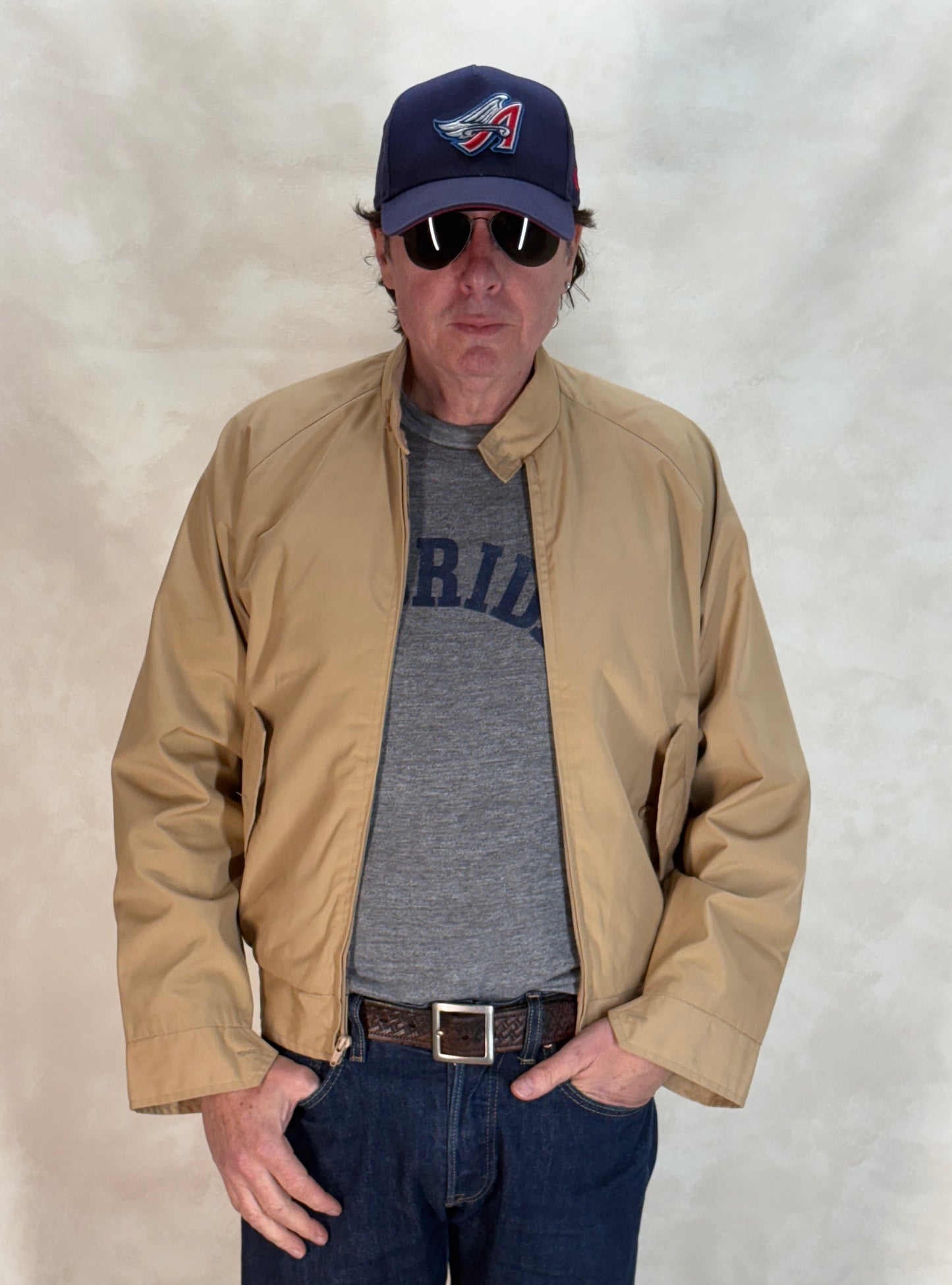 Size Small , 80s light jacket with a flannel lining - USA Vintage Bcn