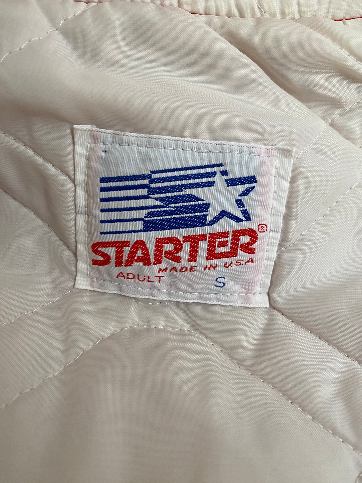 Vintage Nebraska Starter jacket made in USA with classic collegiate style, size small