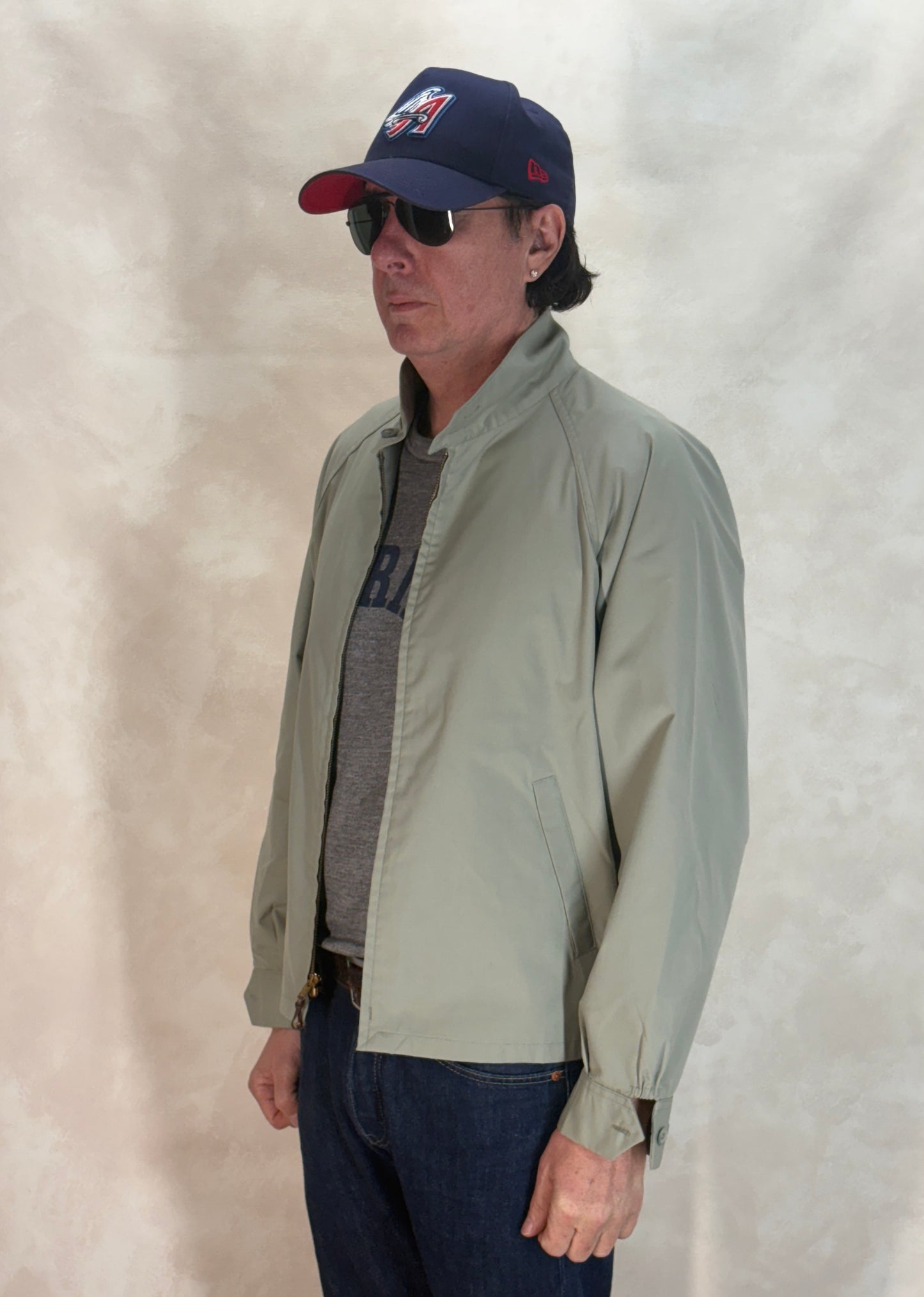 Size large , 70s Light jacket. Talon zipper - USA Vintage Bcn