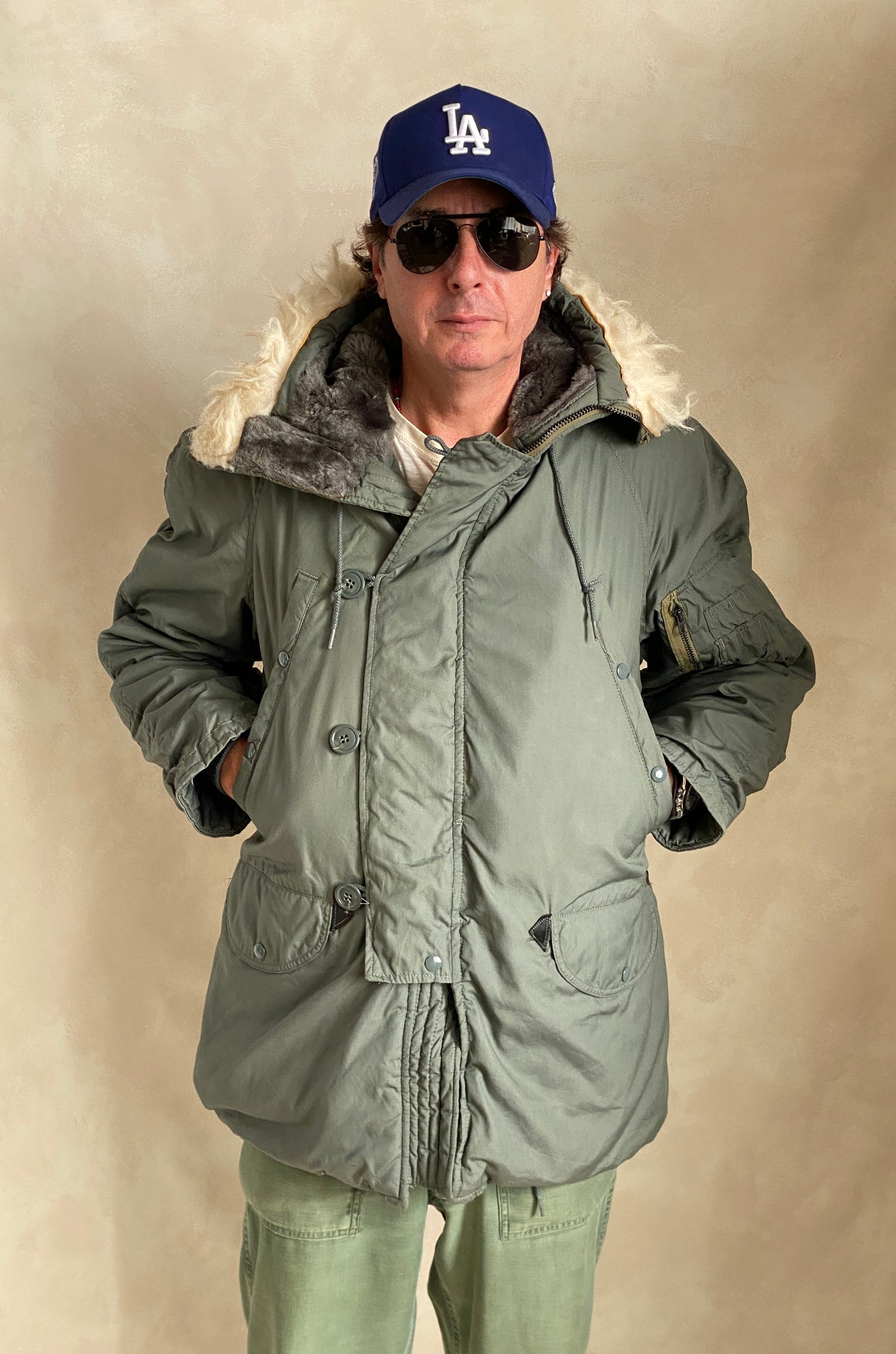 Small. Authentic 1977 US Air Force vintage N-3B extreme cold weather Flyer coat - USA Vintage Bcn
