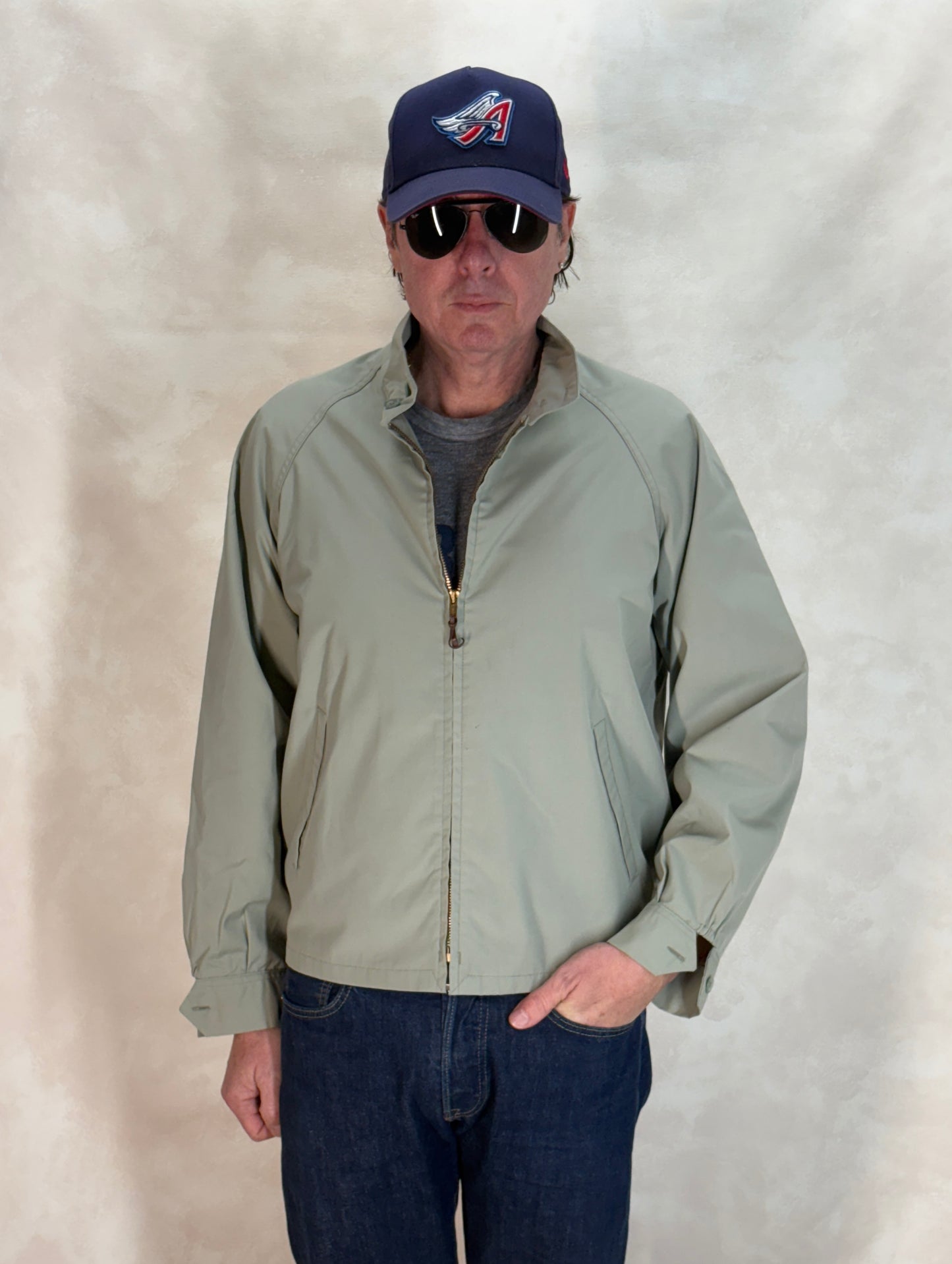 Size large , 70s Light jacket. Talon zipper - USA Vintage Bcn