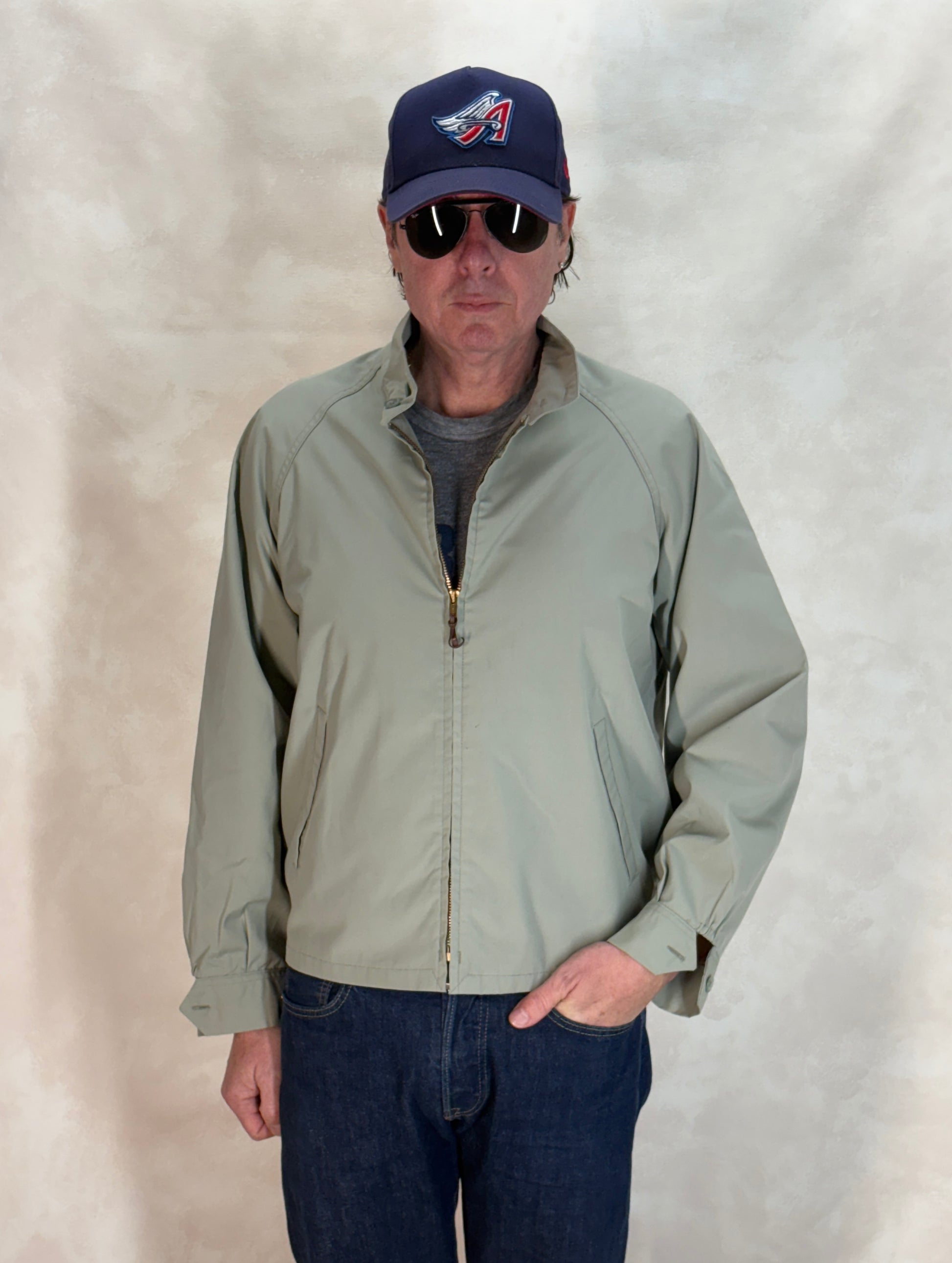Size large , 70s Light jacket. Talon zipper - USA Vintage Bcn