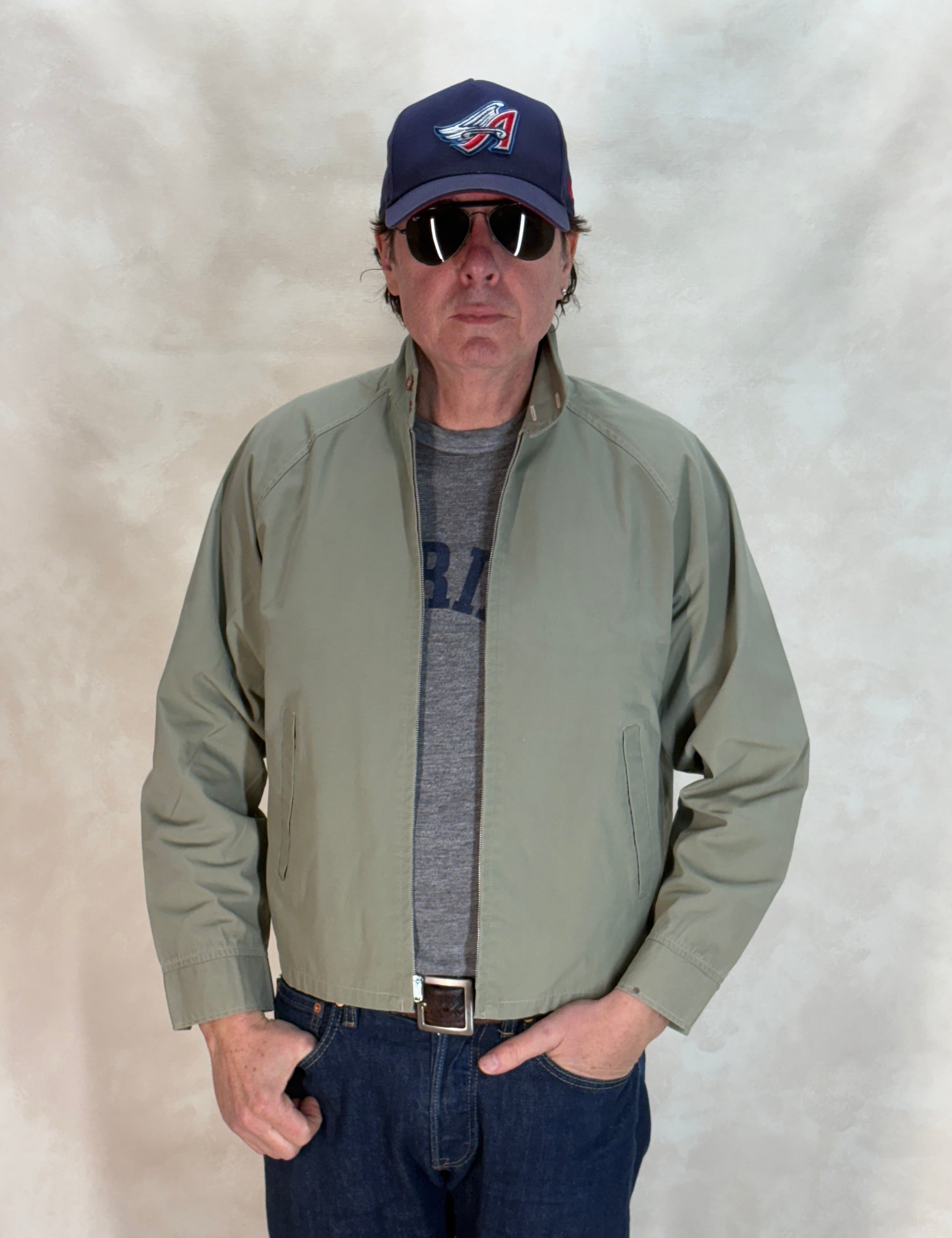 Size Med , 60s Light cotton jacket Made in Singapore - USA Vintage Bcn