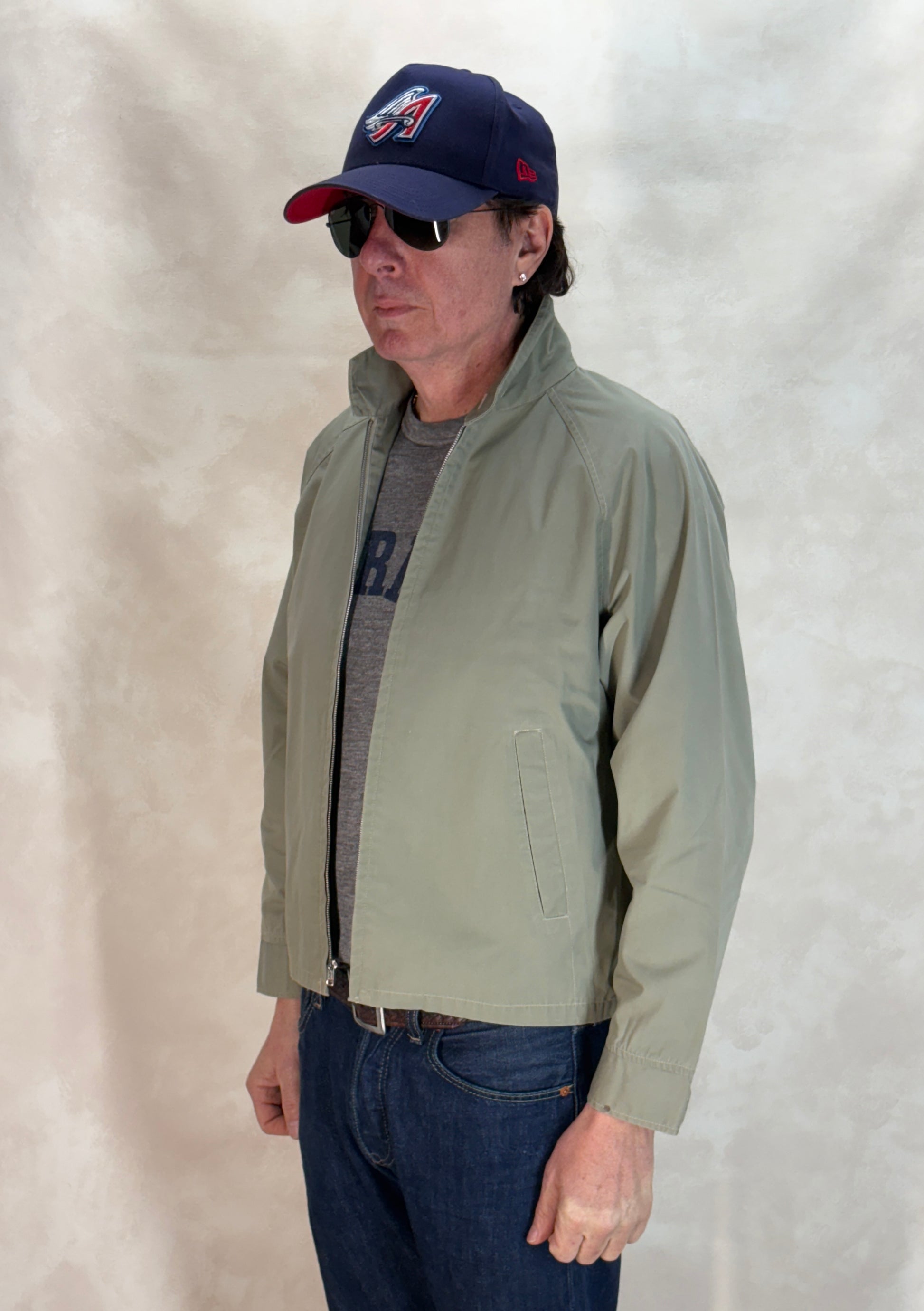 Size Med , 60s Light cotton jacket Made in Singapore - USA Vintage Bcn