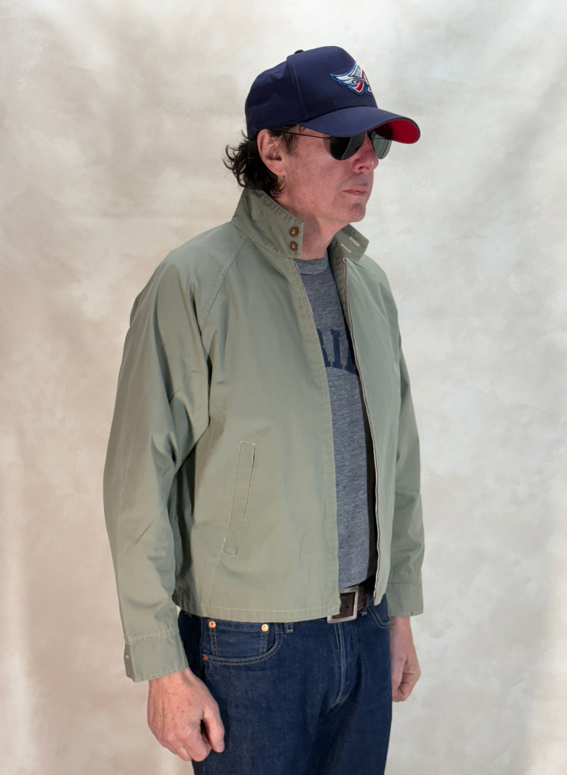 Size Med , 60s Light cotton jacket Made in Singapore - USA Vintage Bcn