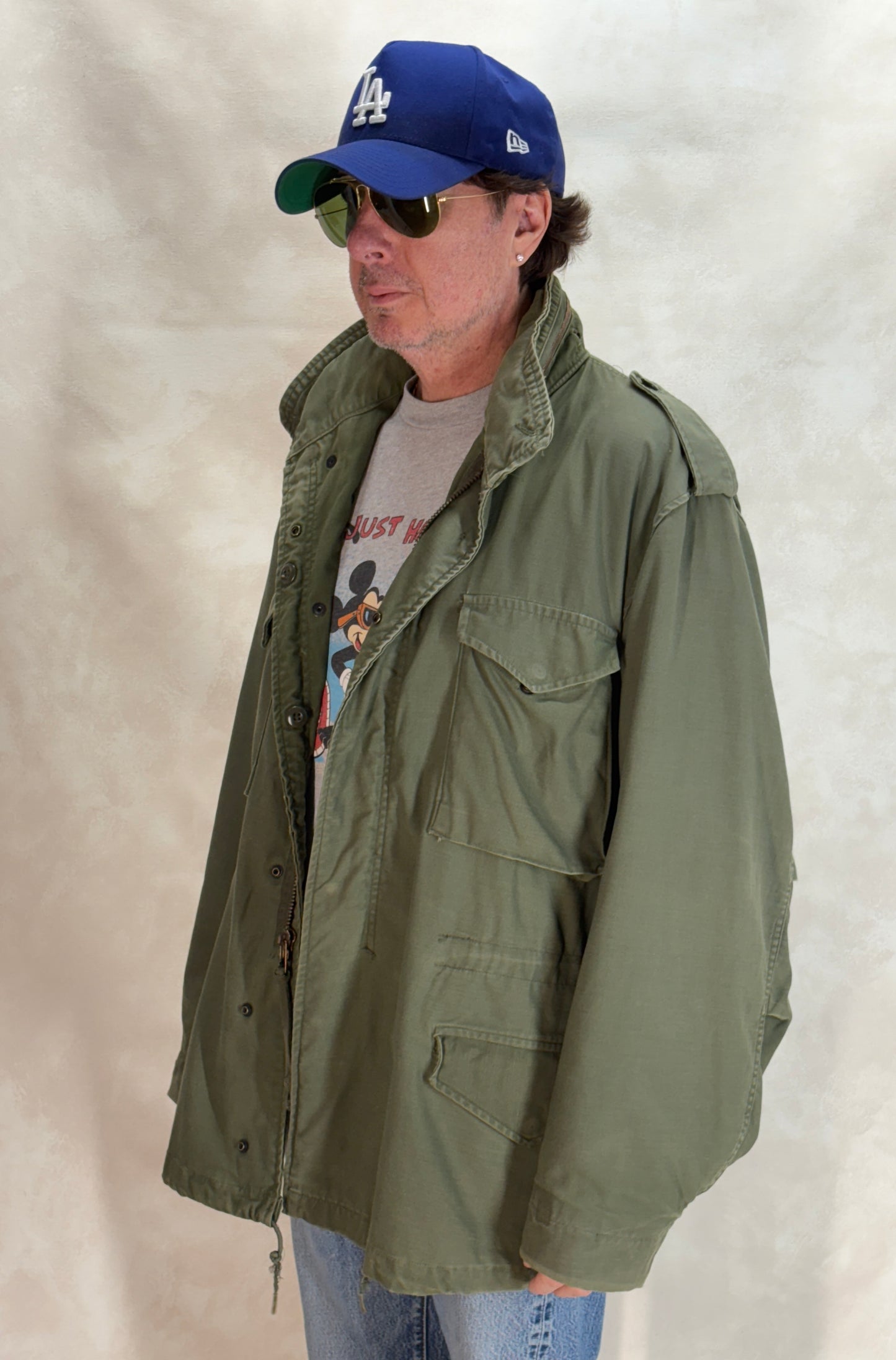 vintage m65 jacket, us army field jacket, authentic military coat, rare xl m65, vintage army jacket usa, m65 field jacket