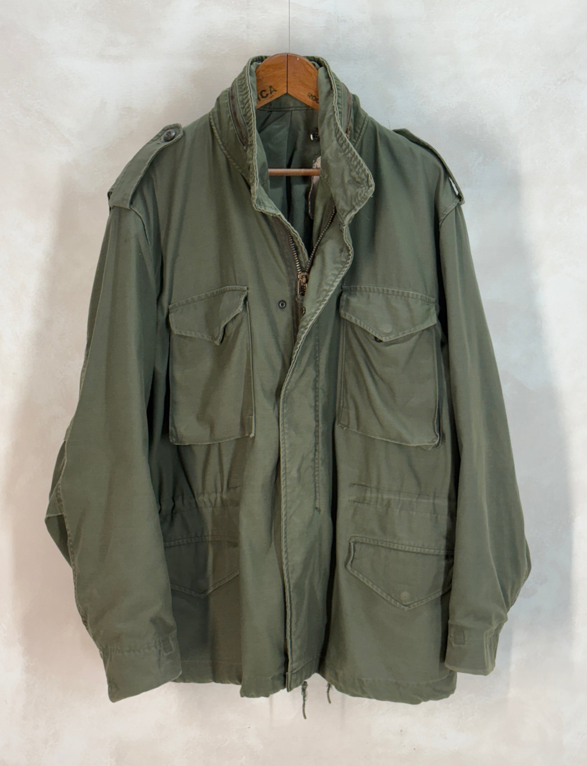 vintage m65 jacket, us army field jacket, authentic military coat, rare xl m65, vintage army jacket usa, m65 field jacket