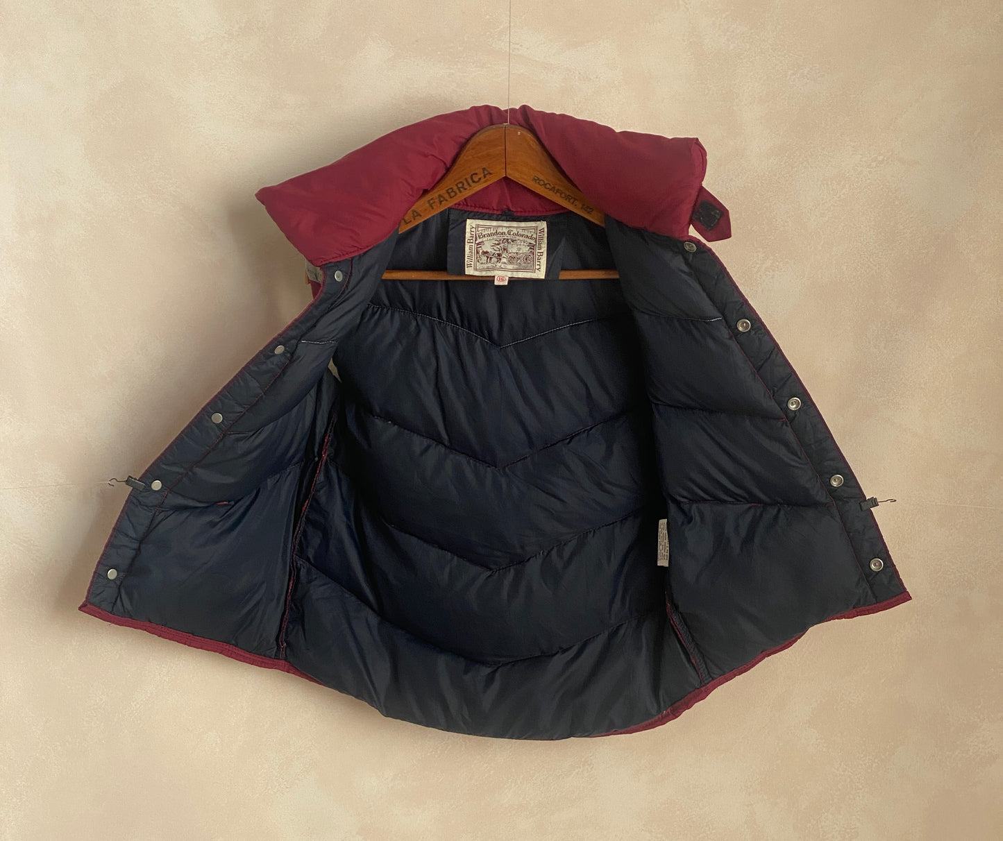 Size Small. Vintage Goose down vest Made In USA - USA Vintage Bcn