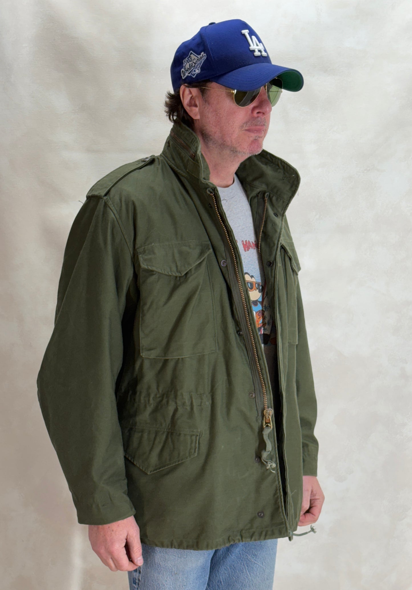Medium Reg. Authentic 1981 US M-65 field jacket Military - USA Vintage Bcn