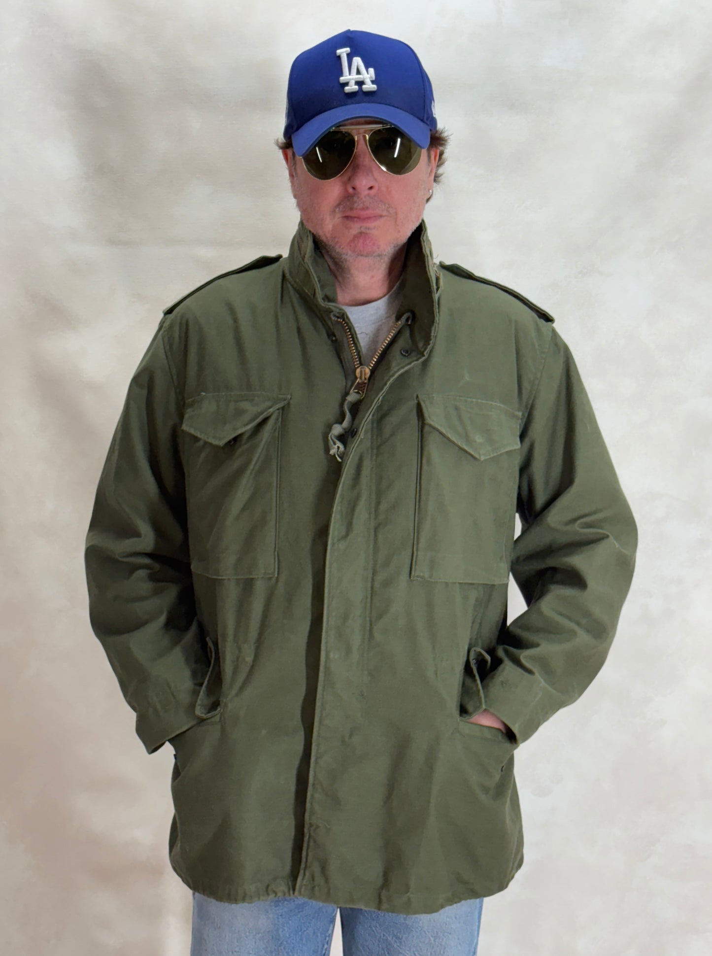 Medium Reg. Authentic 1981 US M-65 field jacket Military - USA Vintage Bcn