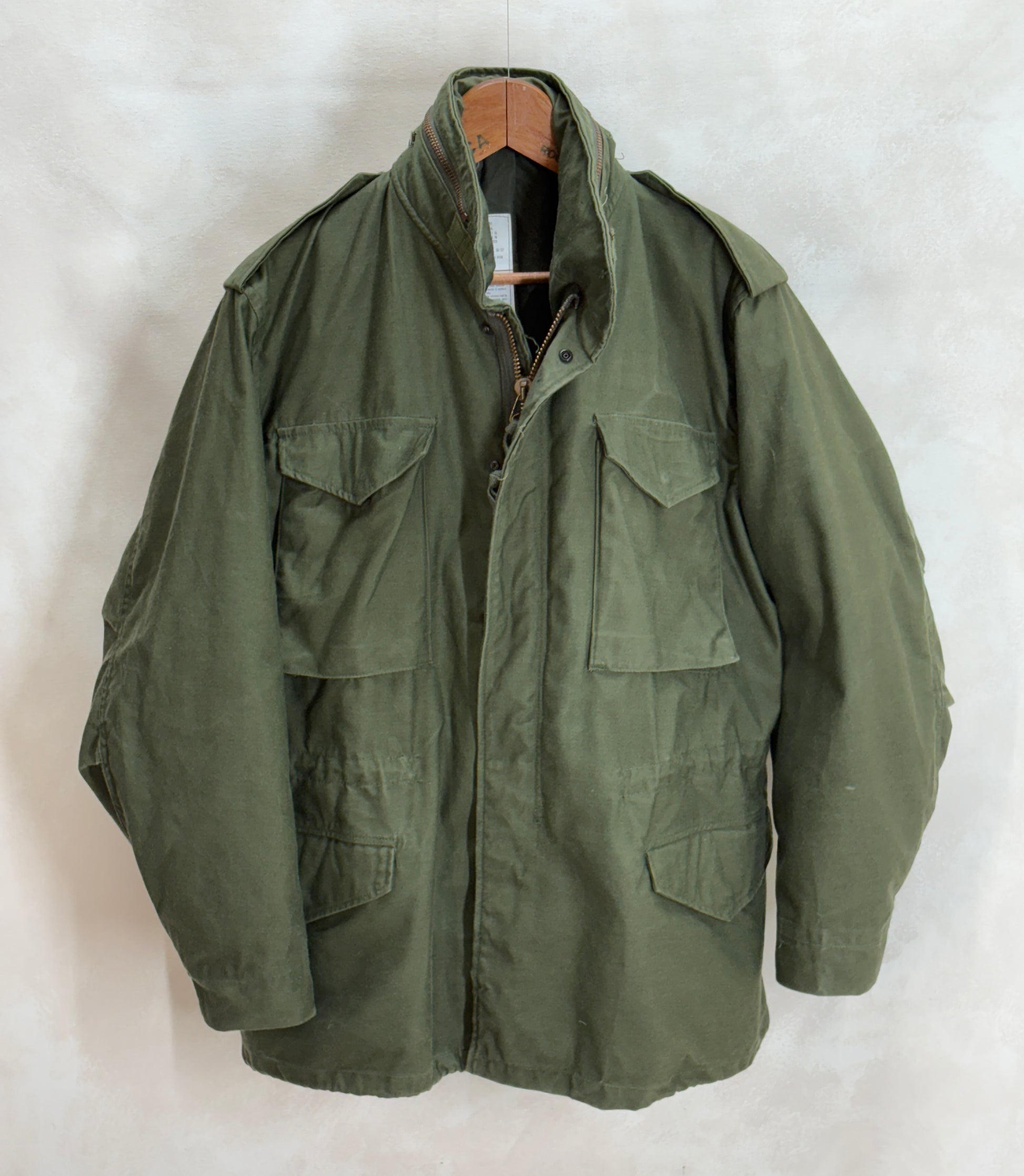 Medium Reg. Authentic 1981 US M-65 field jacket Military - USA Vintage Bcn