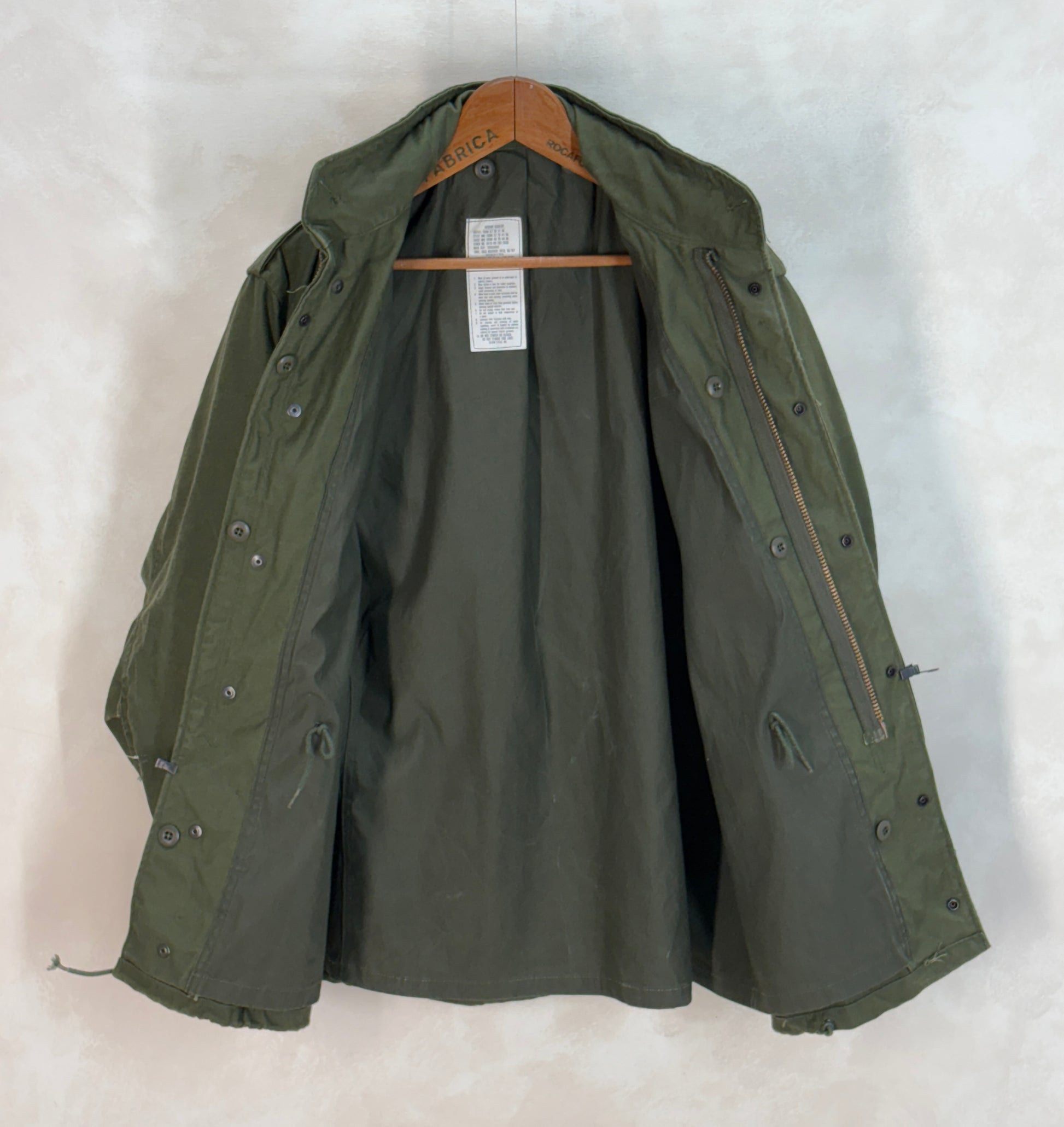 Medium Reg. Authentic 1981 US M-65 field jacket Military - USA Vintage Bcn