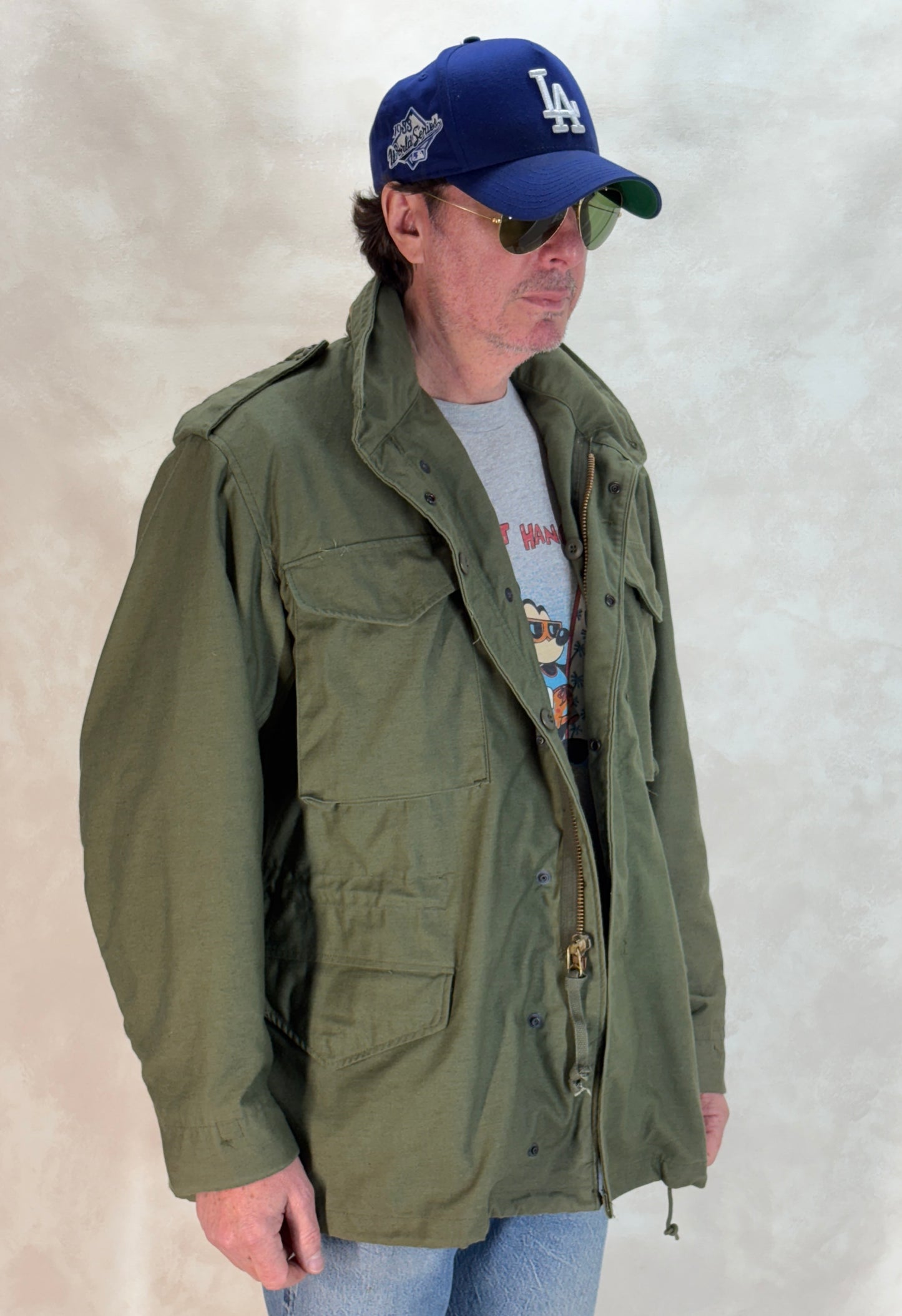 Medium Reg. Alpha Industries US M-65 field jacket Military - USA Vintage Bcn