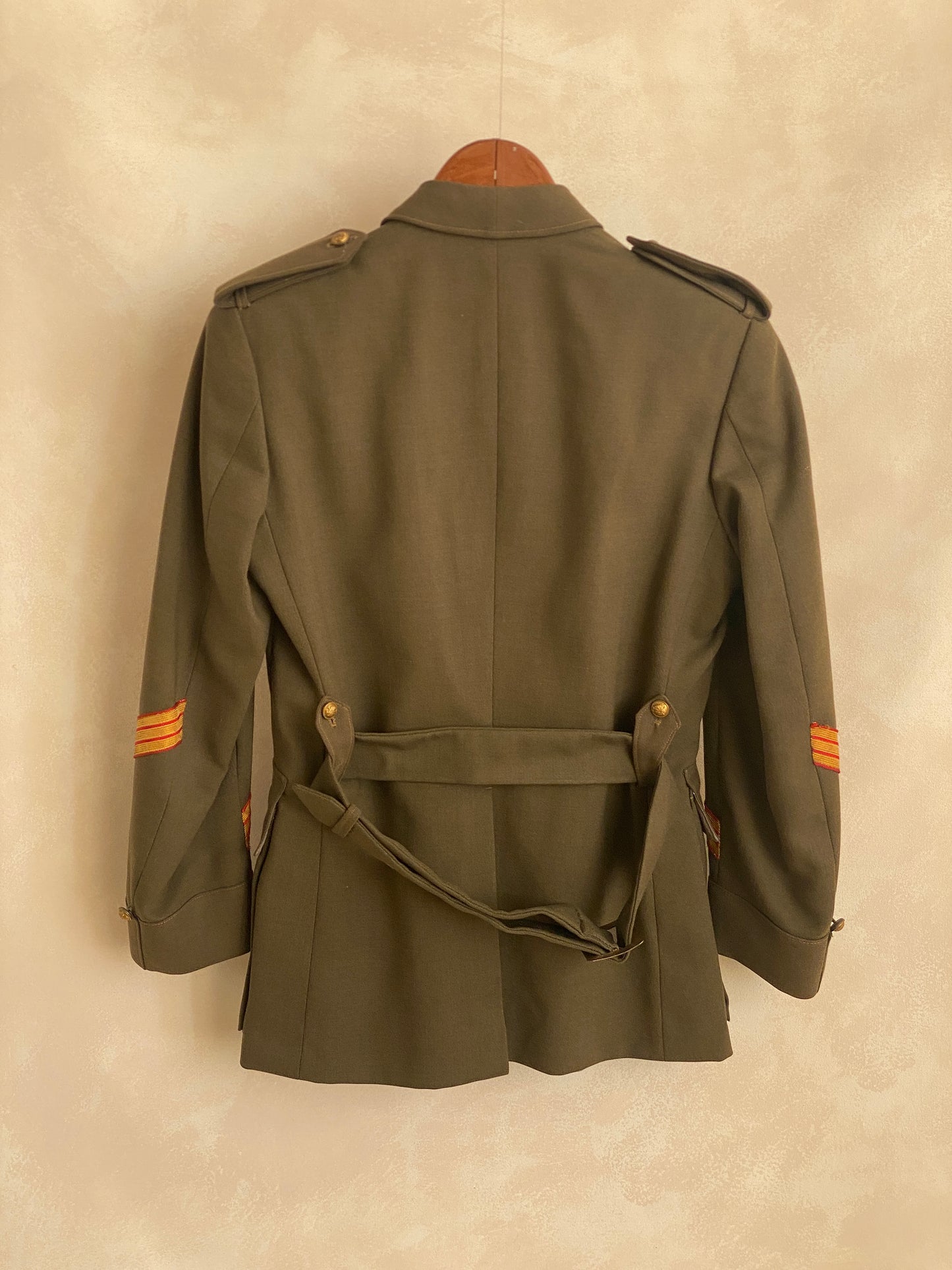 Small. Authentic 50s Vintage Spanish military uniform jacket - USA Vintage Bcn