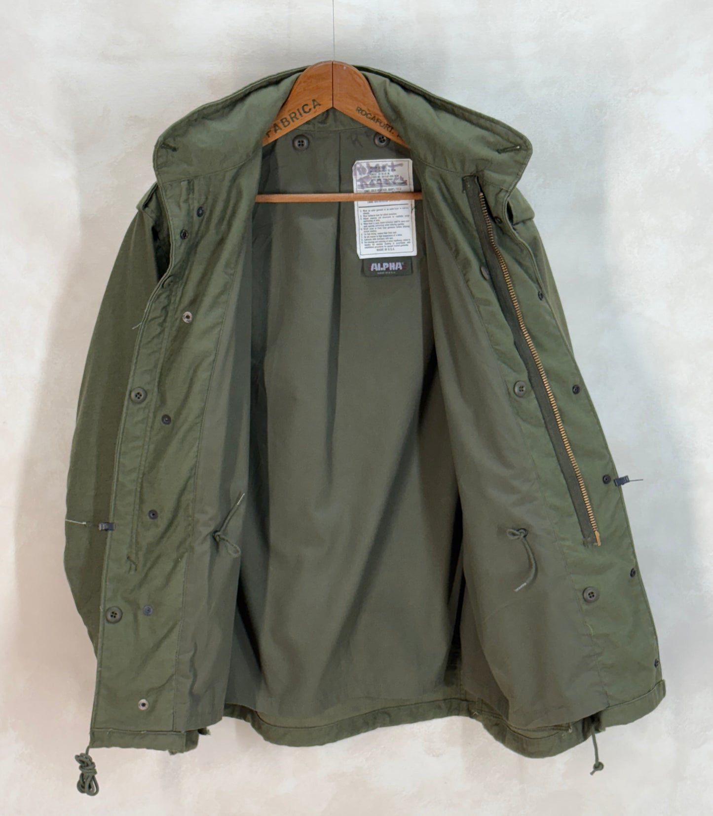 Medium Reg. Alpha Industries US M-65 field jacket Military - USA Vintage Bcn