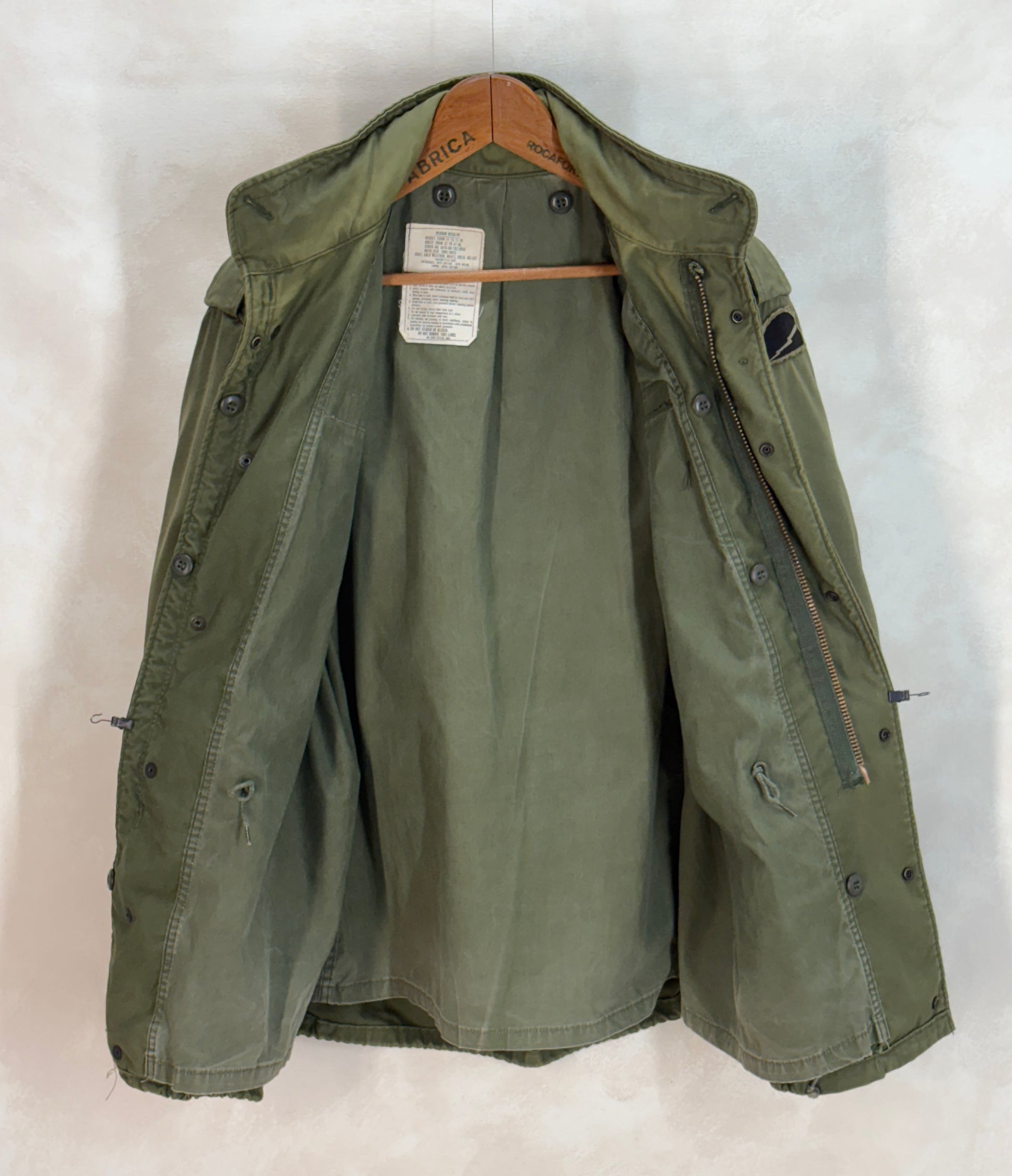Medium Reg. Authentic 1977 US M-65 field jacket Military - USA Vintage Bcn