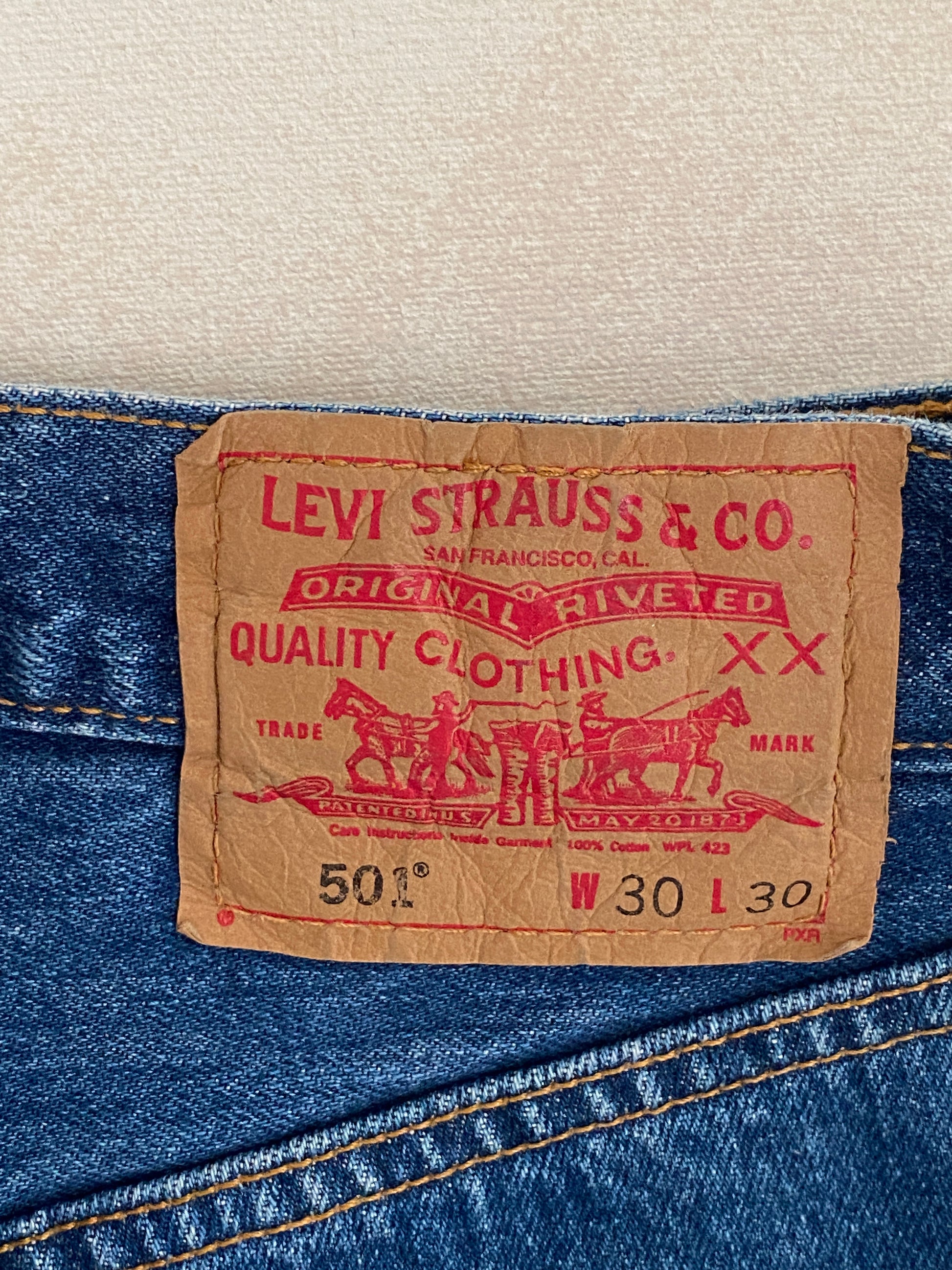 32X34 Vintage Denim Levi’s 501 vintage Made in Mexico - USA Vintage Bcn