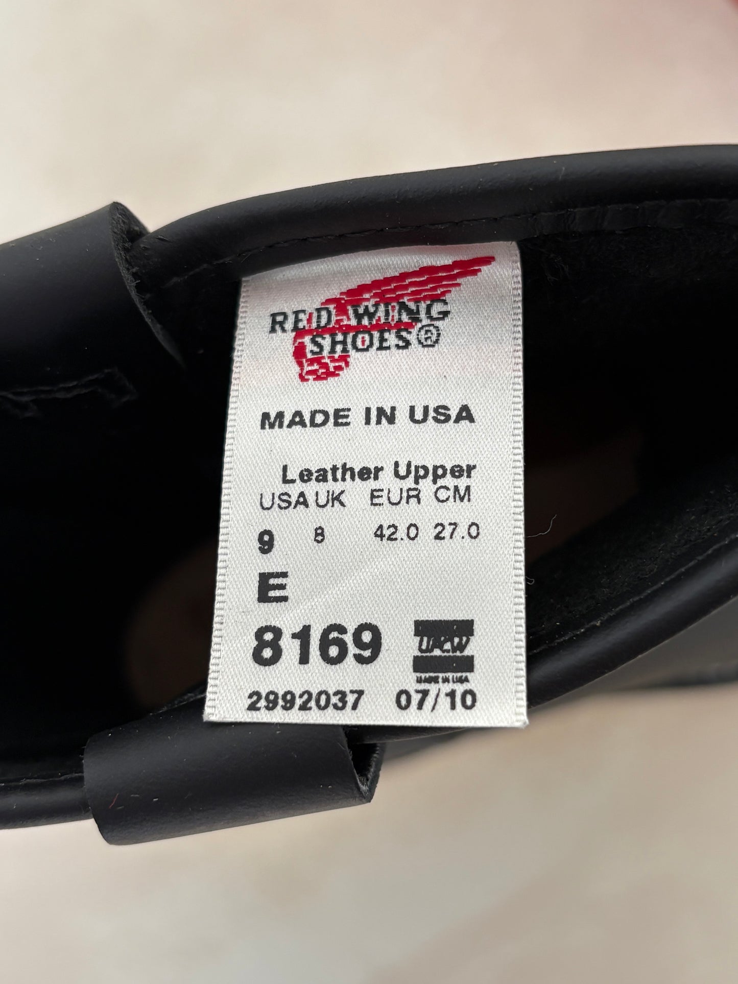 Size 9E (42 EU) New Red Wing 8169 Pecos Boots Made in USA (Factory Second)-shoe-AJ357 Studio